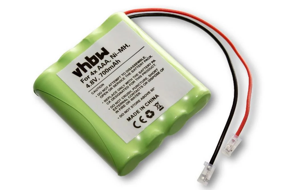 Batterie divers appareils - 700mAh 4,8V NiMH remplacement pour 4x micro AAA