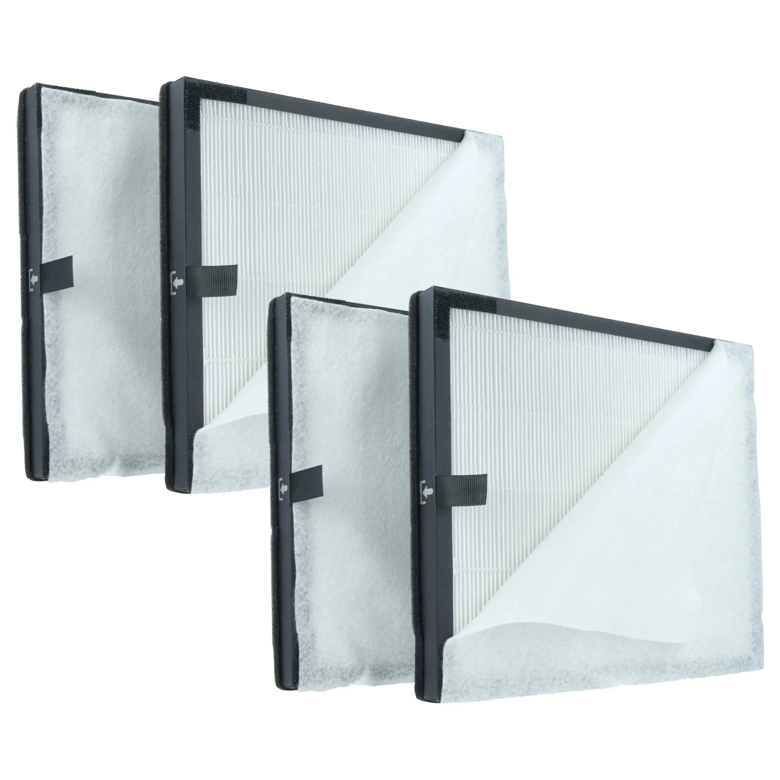 4x Filtre à charbon actif pour purificateur d'air Morento, WESTHEY, YIOU HY4866 - Filtre à air