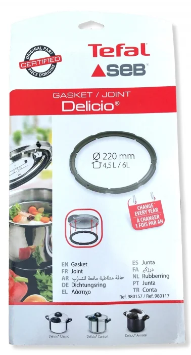 Joint cocotte inox SEB DELICIO CONFORT 6L - COCOTTE MINUTE