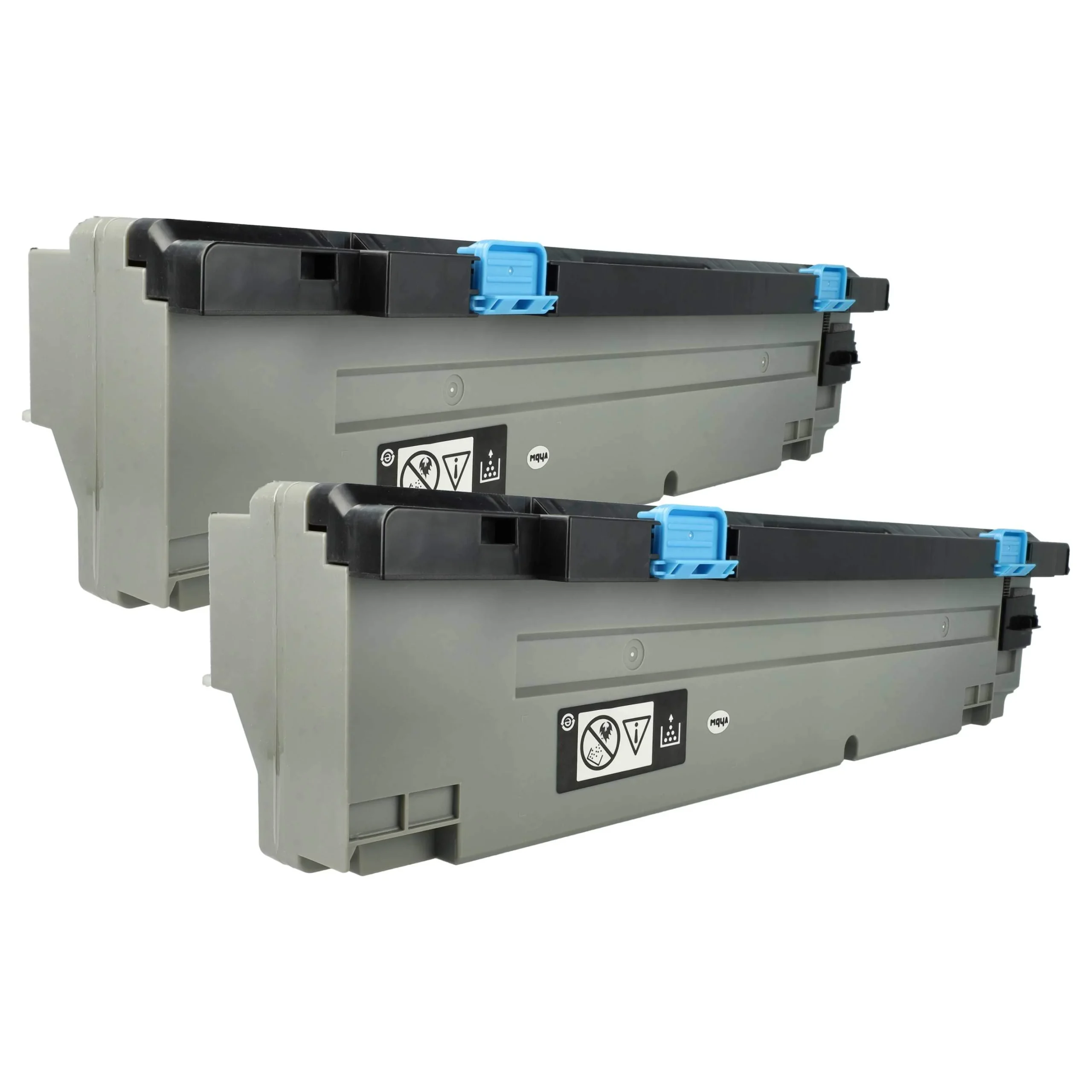 2x Collecteur de toner remplace Konica Minolta AAVAWY1, WX107 pour imprimante Olivetti - gris