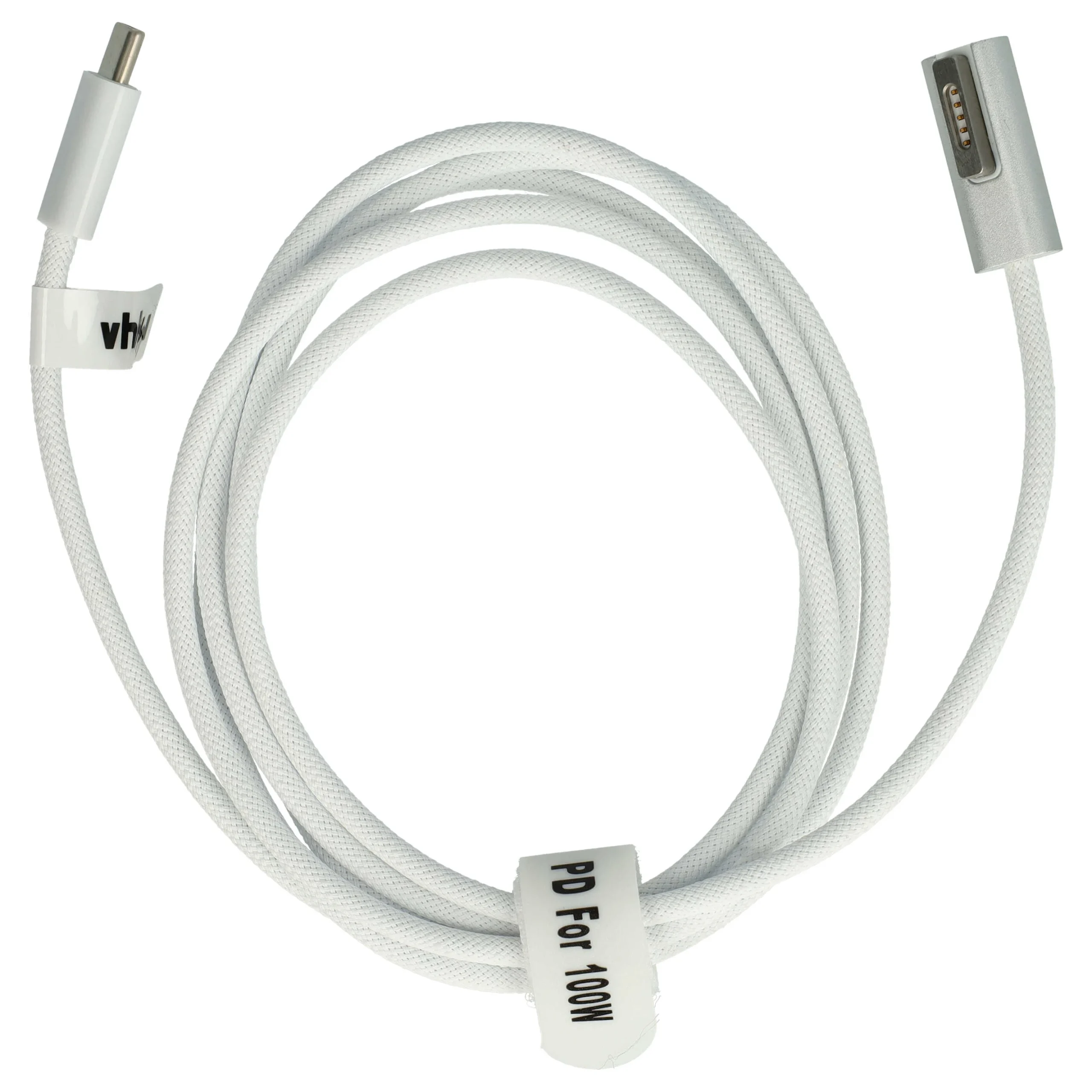 Câble USB C vers MagSafe 2 pour ordinateur Apple MacBook Air - 100 W, Nylon, en forme de L