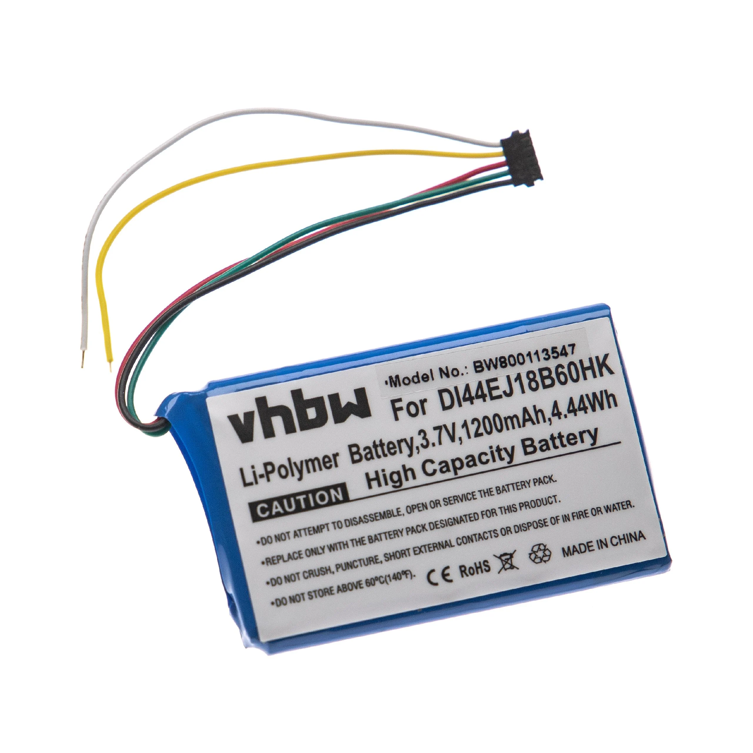 Batterie remplace Garmin 361-00035-15, 361-00035-06 pour navigation GPS Garmin - 1200mAh 3,7V Li-polymère