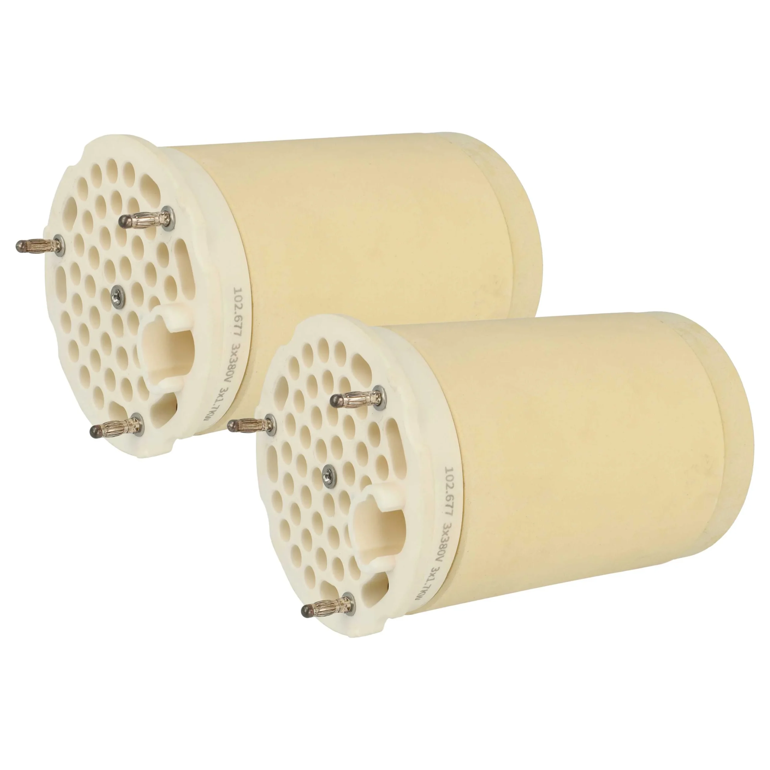 2x Élément chauffant remplace Leister 102.677 pour soufflerie à air chaud Leister - 5100 - 8000 W, céramique