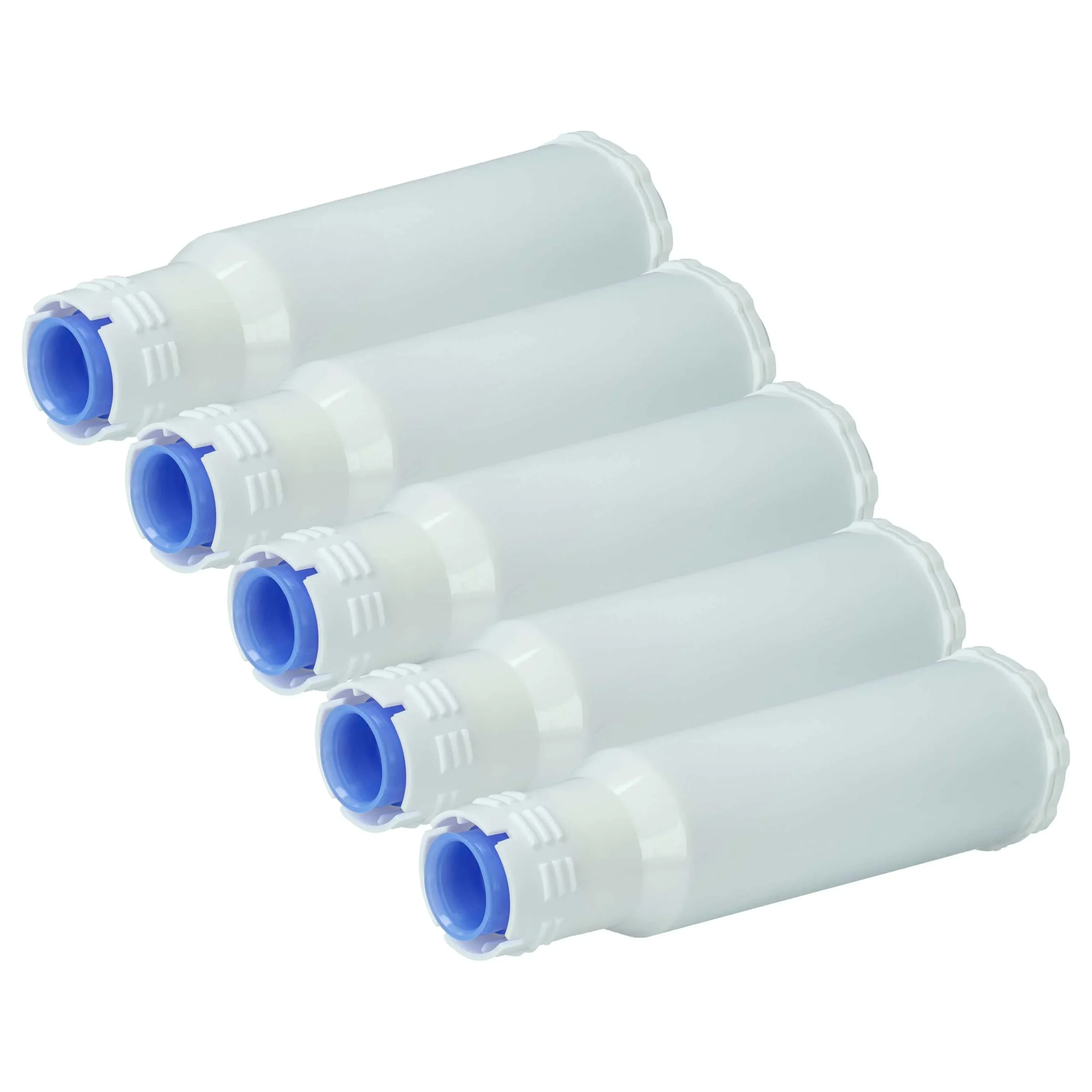 5x Filtres à eau remplace AEG AEL-01, 9000849514 pour machine à café Tefal – blanc