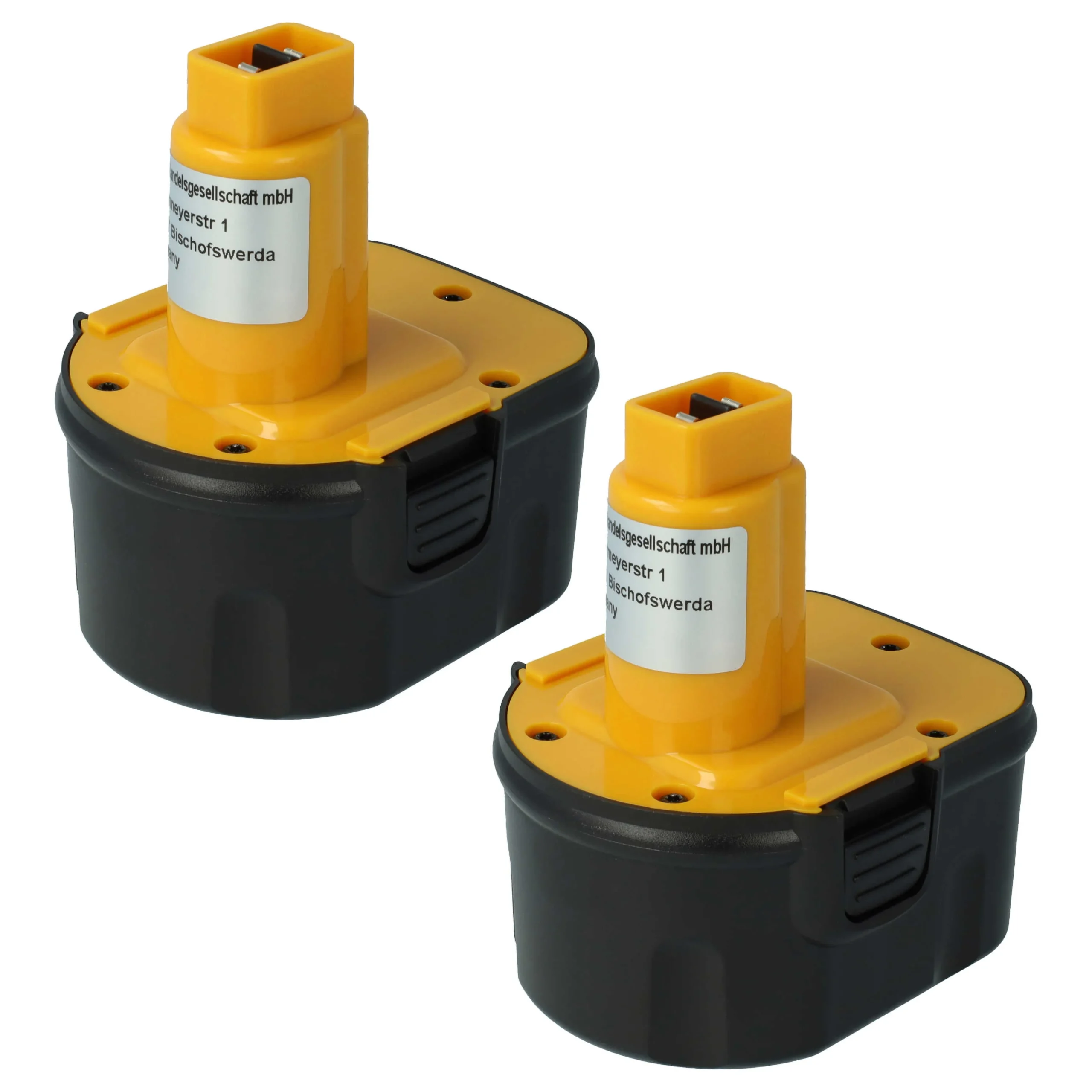 Batterie (2 pcs.) remplace Black & Decker A9252 outil électrique trottinette - 2Ah 12V NiMH