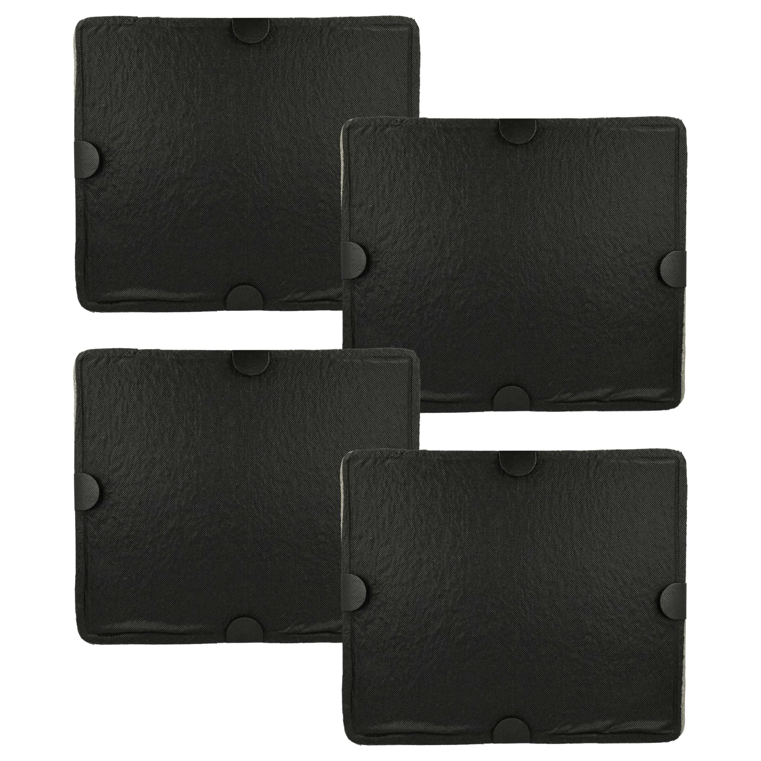 4x Filtres à charbon actif remplace Miele 00622873100016, DKF 12-1, 6228731 pour hotte Miele