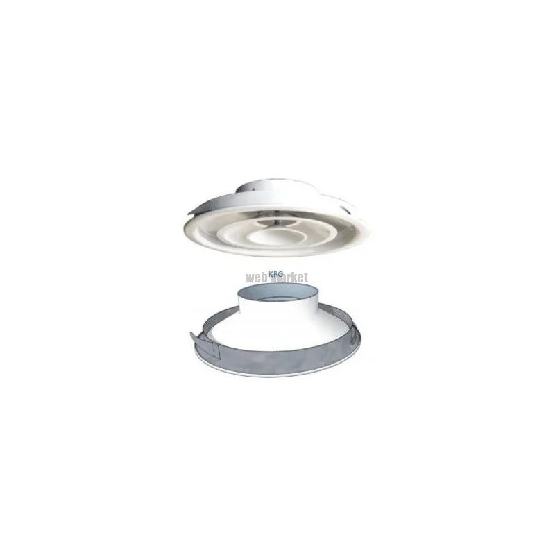 DIFFUSEUR PLAFONNIER CIRCULAIRE À JET D'AIR RÉGLABLE SERIE KRG. - ENERGY DIFFUSION
