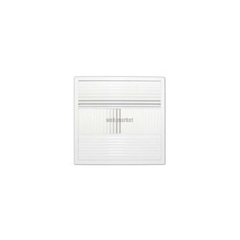 DIFFUSEUR PLAFONNIER DIRECTIONNEL À AILETTES COURBES - 4 VOIES DE SOUFFLAGE