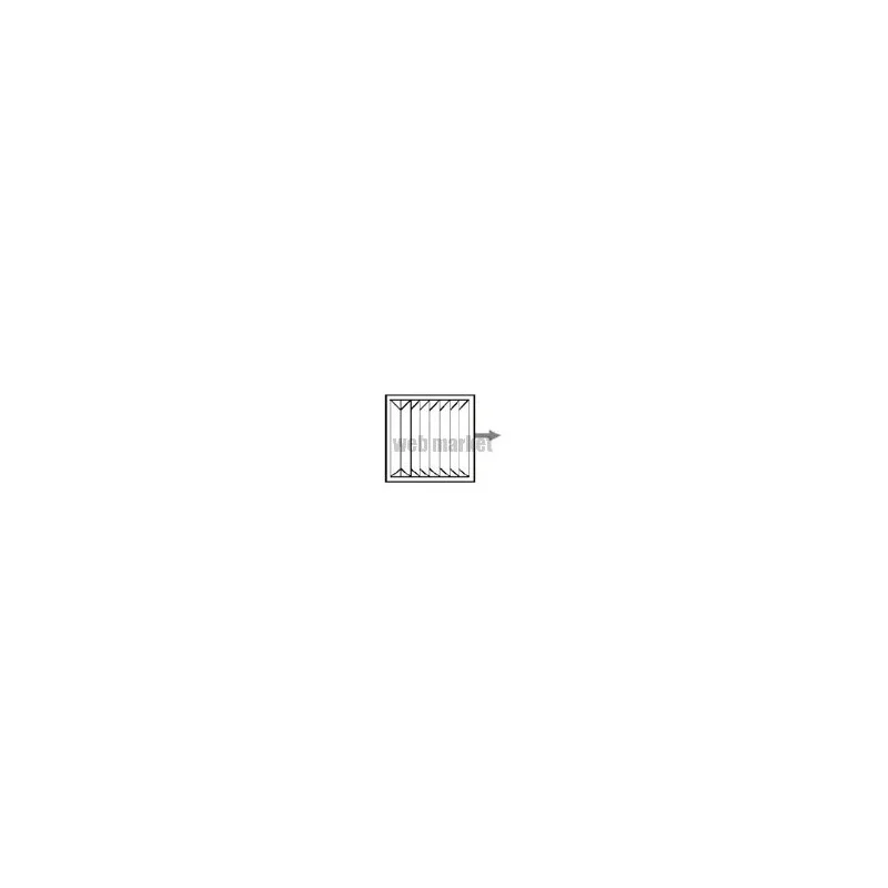 DIFFUSEUR PLAFONNIER DIRECTIONNEL CARRÉ - ALUMINIUM EXTRUDÉS - 1 VOIE DE SOUFFLAGE