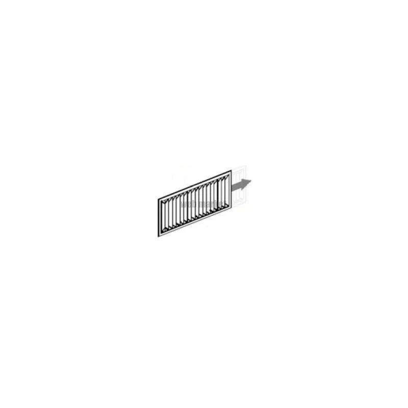 DIFFUSEUR PLAFONNIER DIRECTIONNEL RECTANGULAIRE - 1 VOIE DE SOUFFLAGE VERS LA GAUCHE
