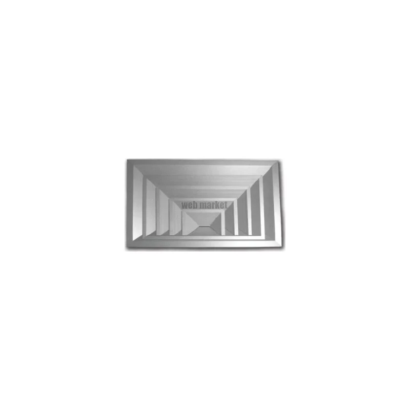 DIFFUSEUR PLAFONNIER DIRECTIONNEL RECTANGULAIRE - 3 VOIES DE SOUFFLAGE