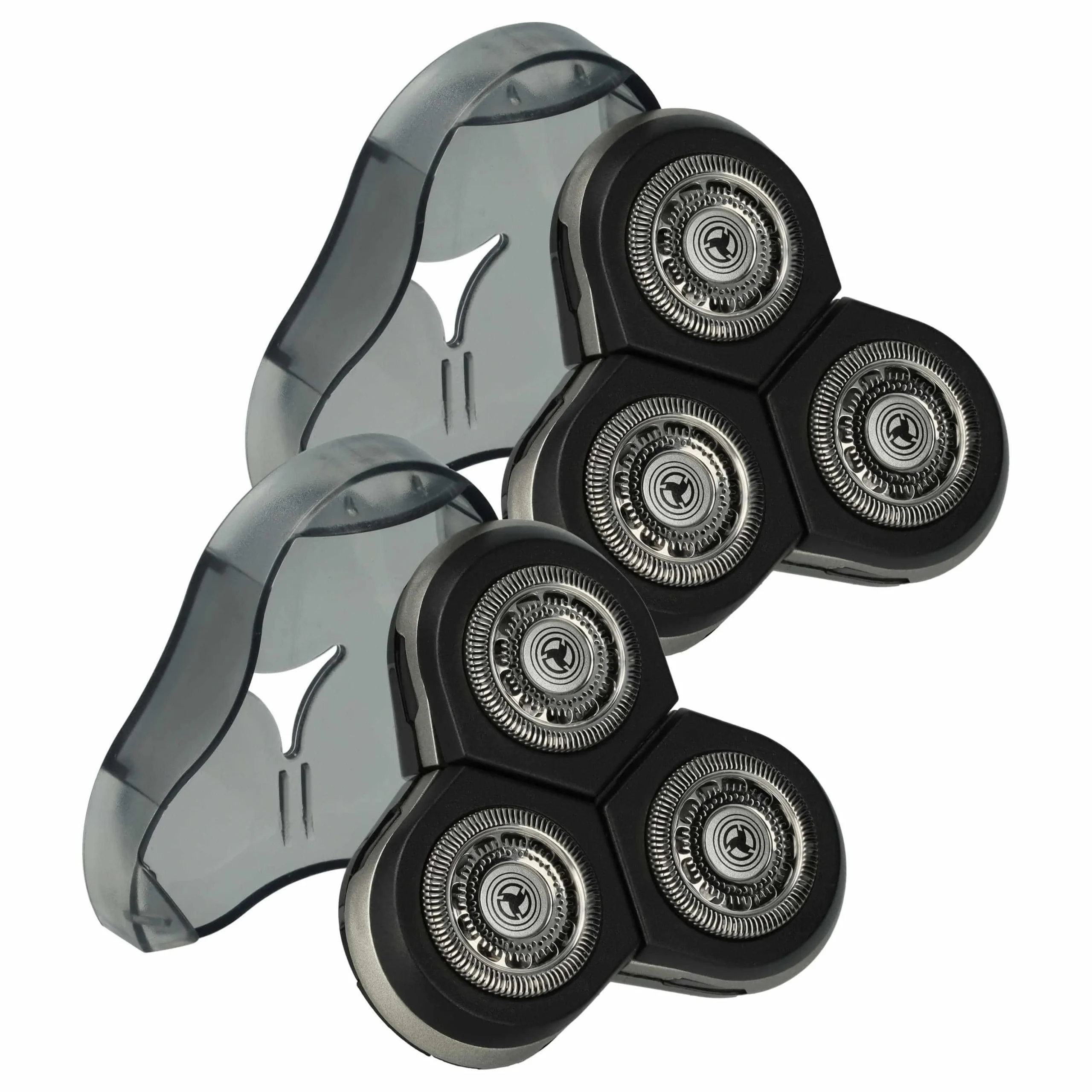 2x Têtes de rasoir remplace Philips RQ12/42, RQ12/50, RQ12/40, RQ12/41 pour rasoir électrique Philips - noir
