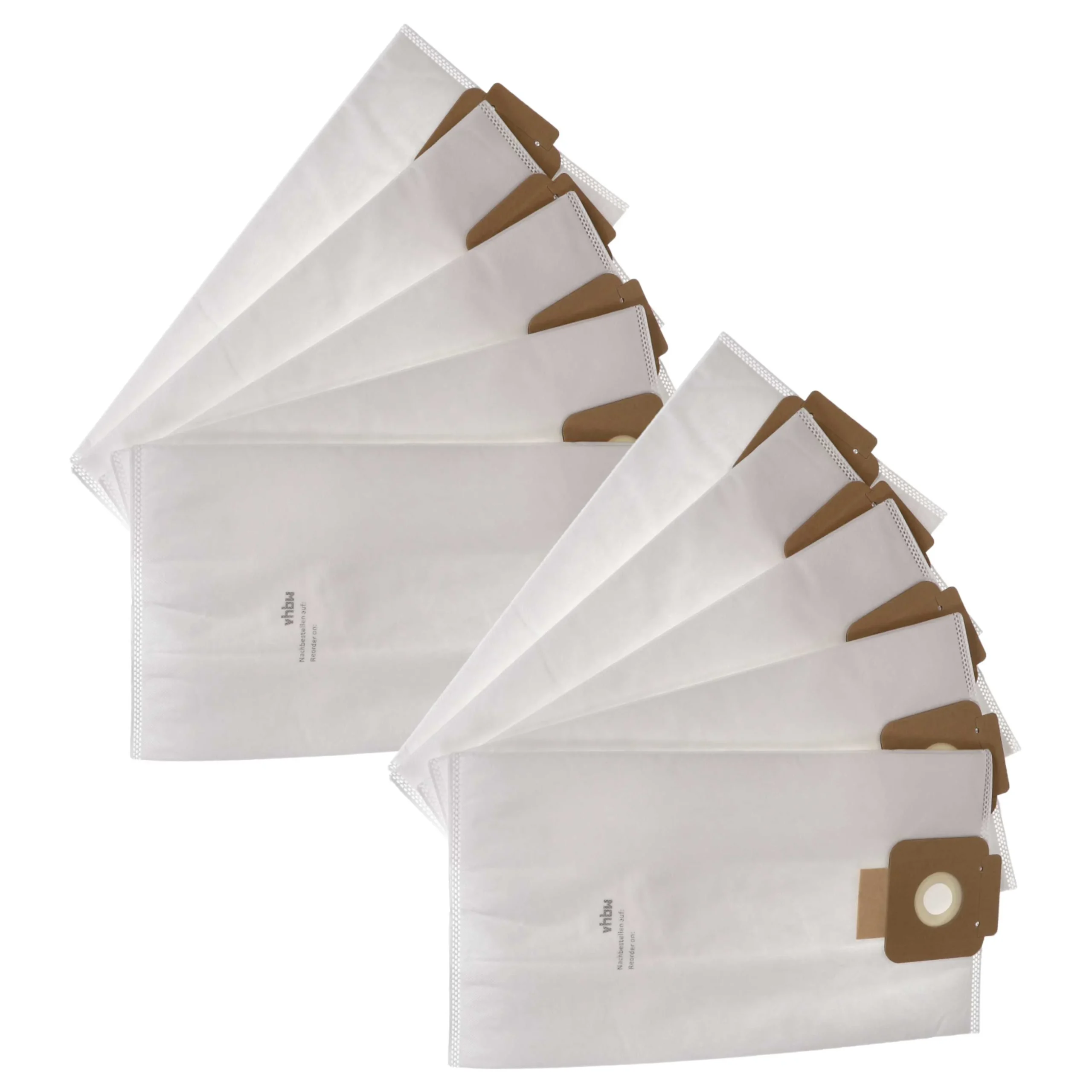 10x Sac remplace Sprintus 106.013, 106013 pour aspirateur Starmix - microfibre non tissée