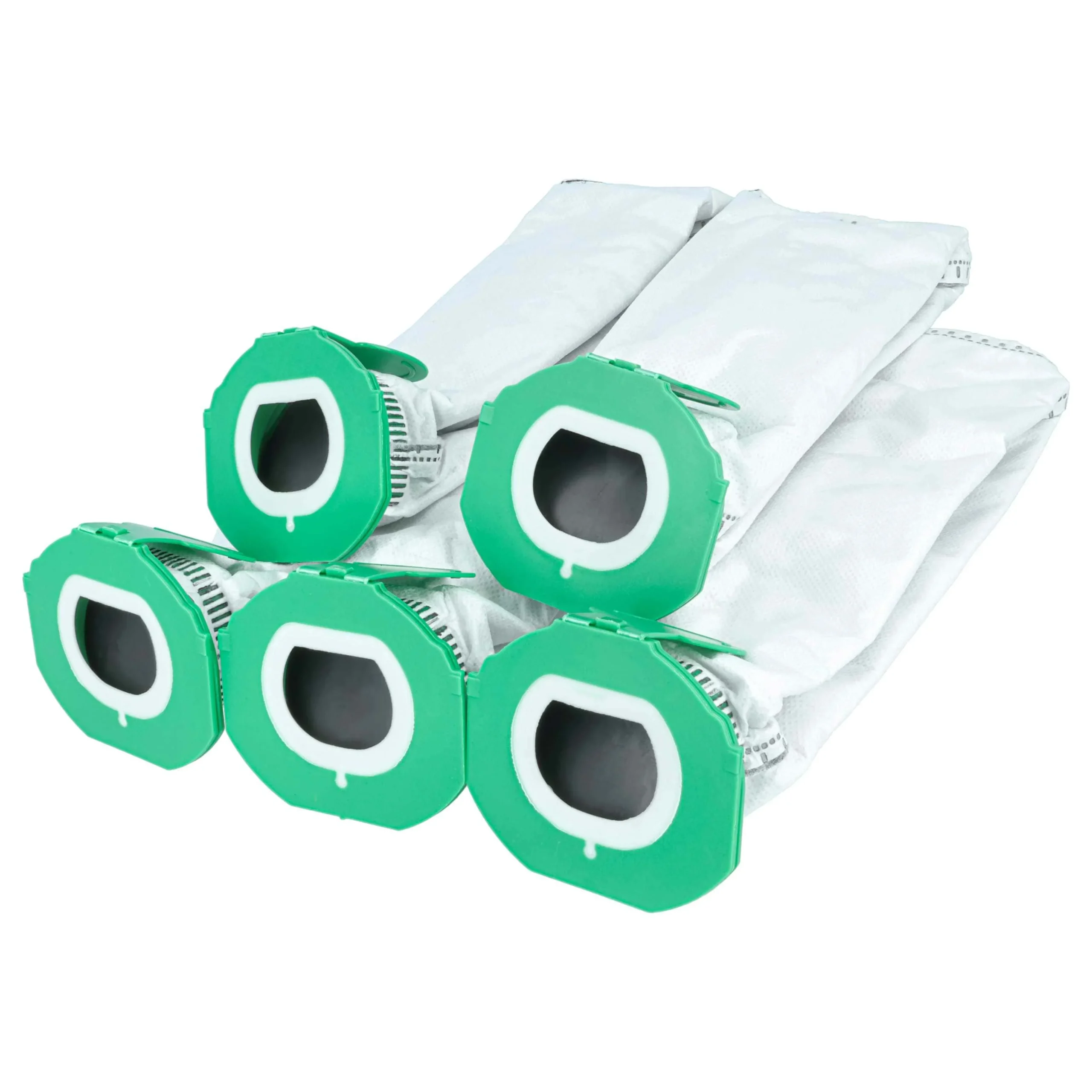5x Sac remplace Vorwerk FP7, FP7s pour aspirateur Vorwerk - toison, plastique