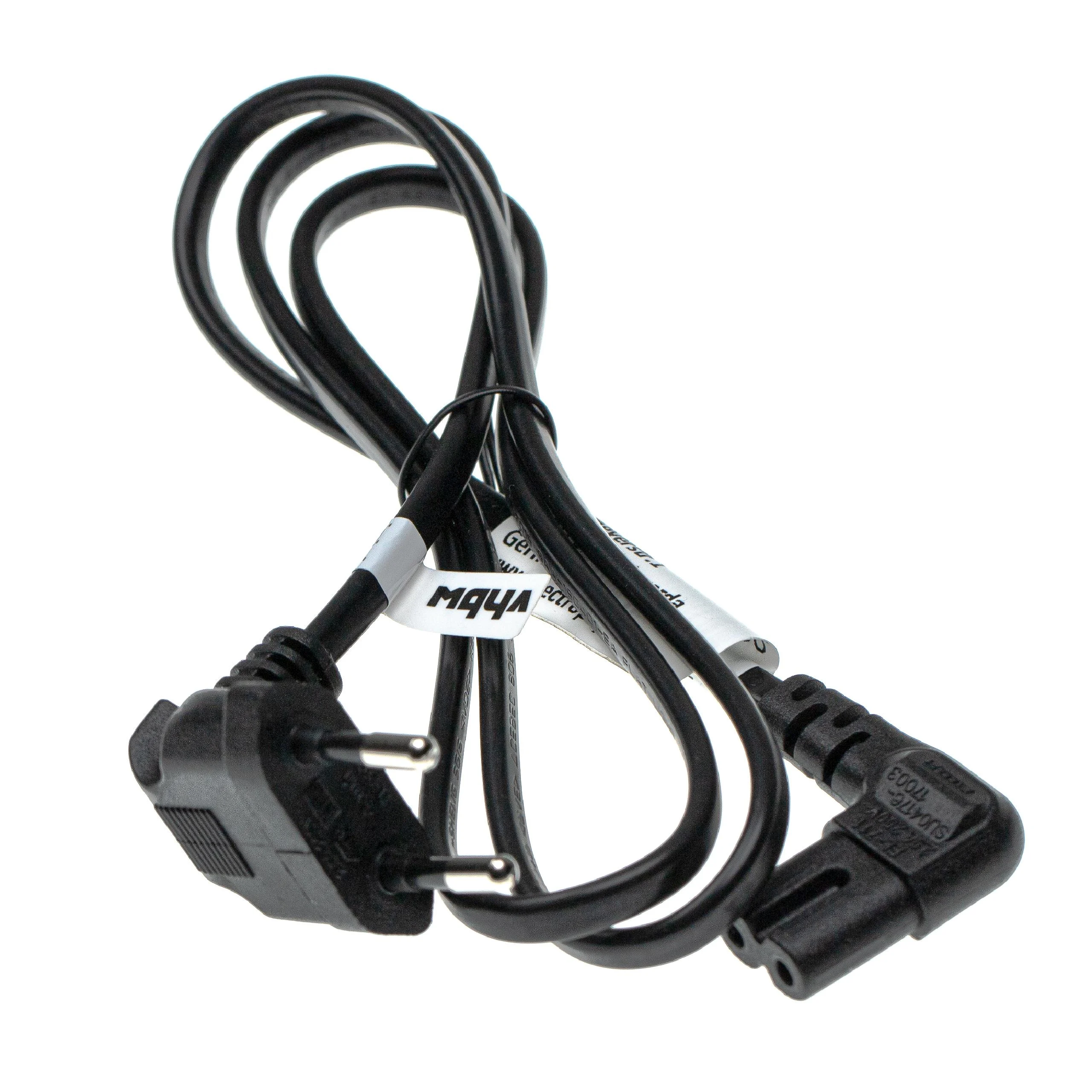 Câble d'alimentation C7 prise Euro remplace Pari Boy 00682465 pour appareils électriques - 1m en angle
