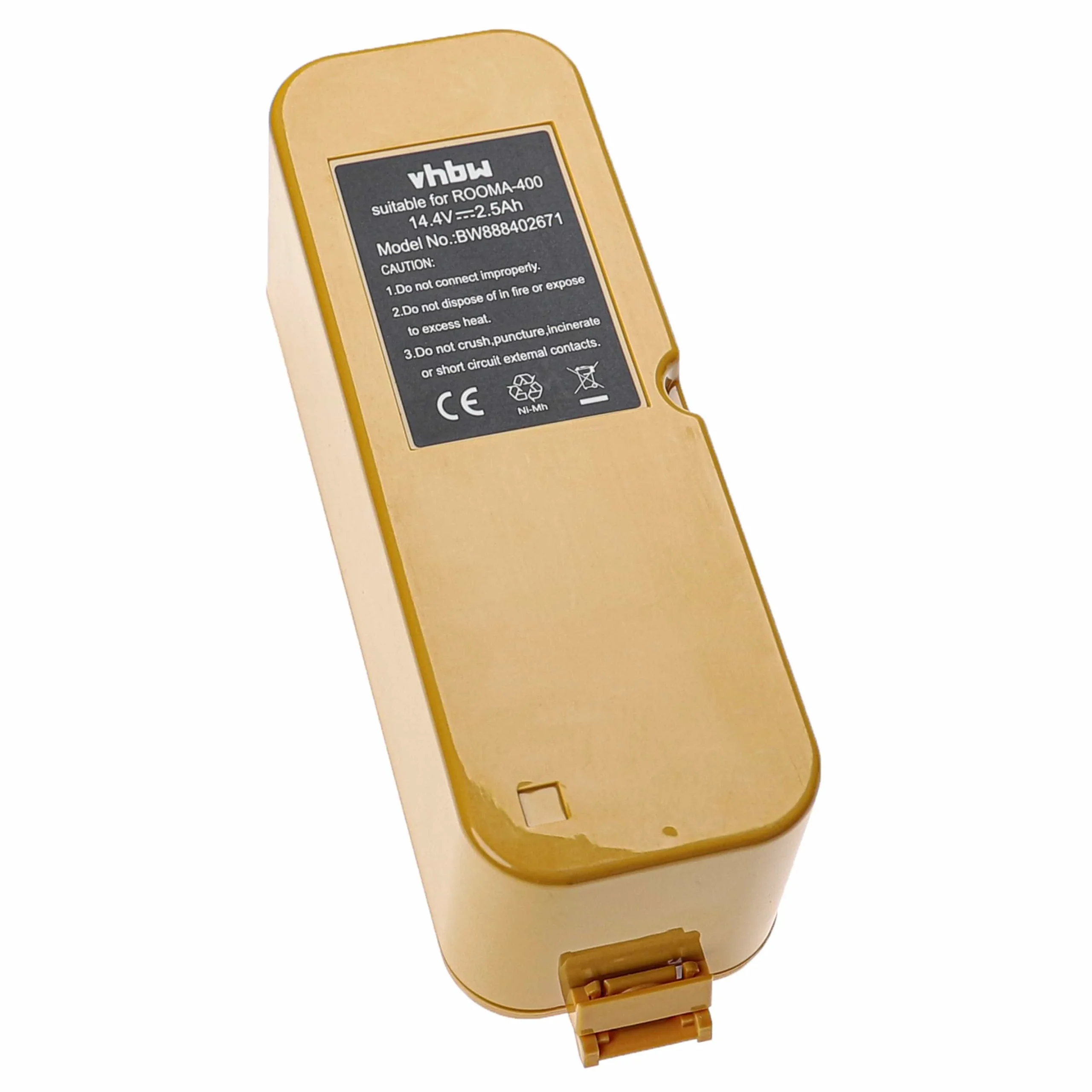 Batterie remplace 17373, APS 4905, NC-3493-919, 11700 pour robot aspirateur iRobot - 2500mAh 14,4V NiMH