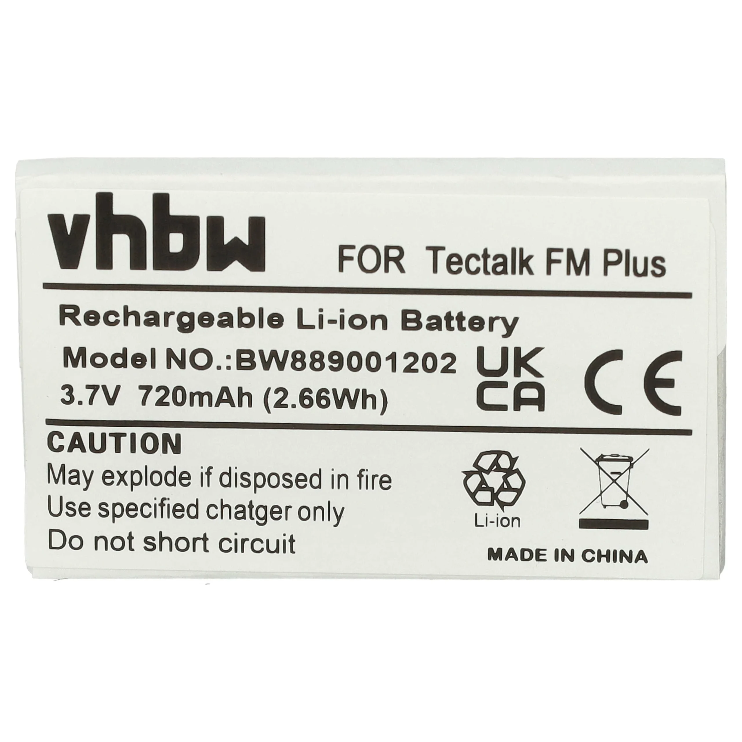 Batterie remplace Albrecht BLN-3746 pour radio talkie-walkie Intek- 720mAh 3,7V Li-ion
