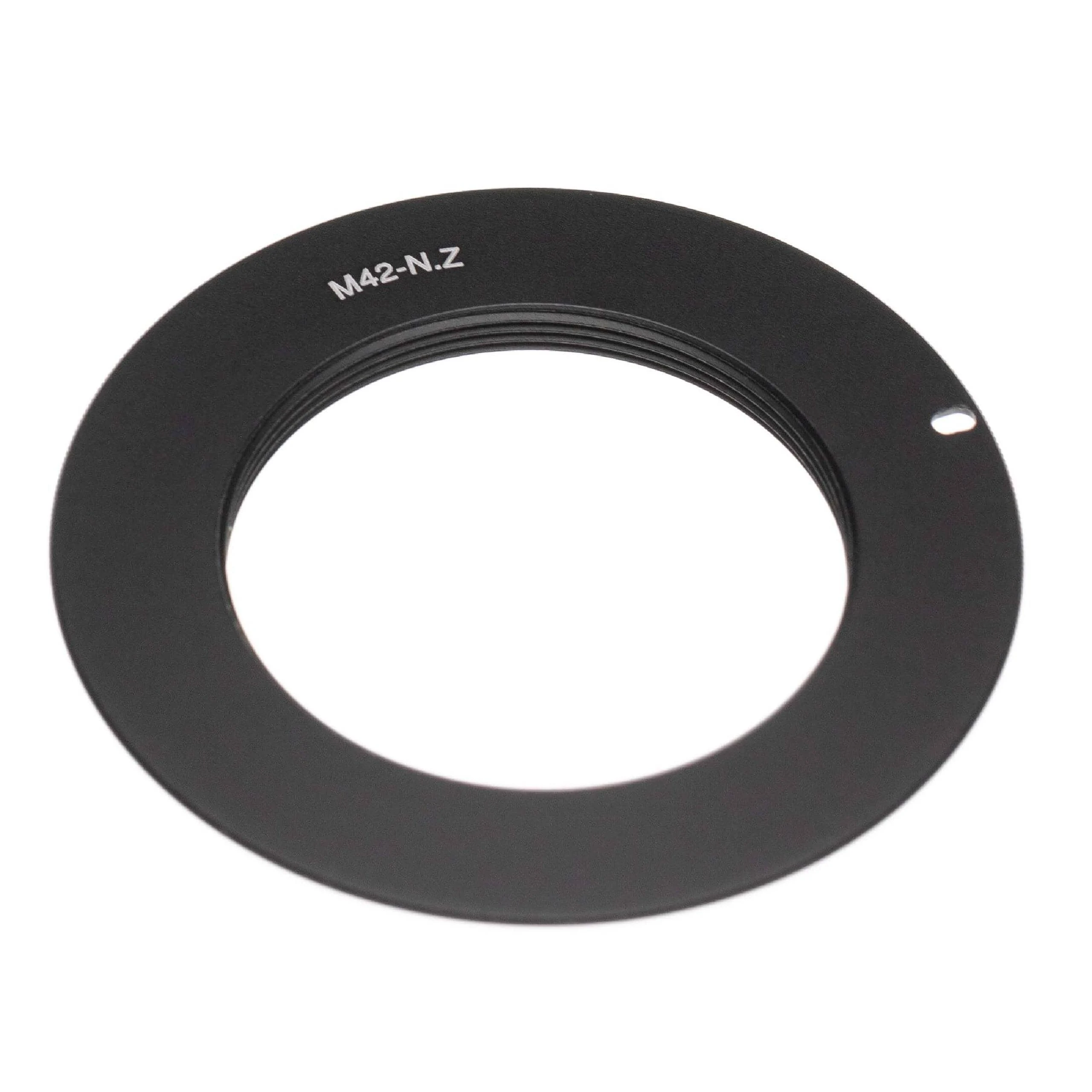 Bague adaptateur pour Nikon Z6 - Baïonnette Z pour objectifs filetage M42, noir