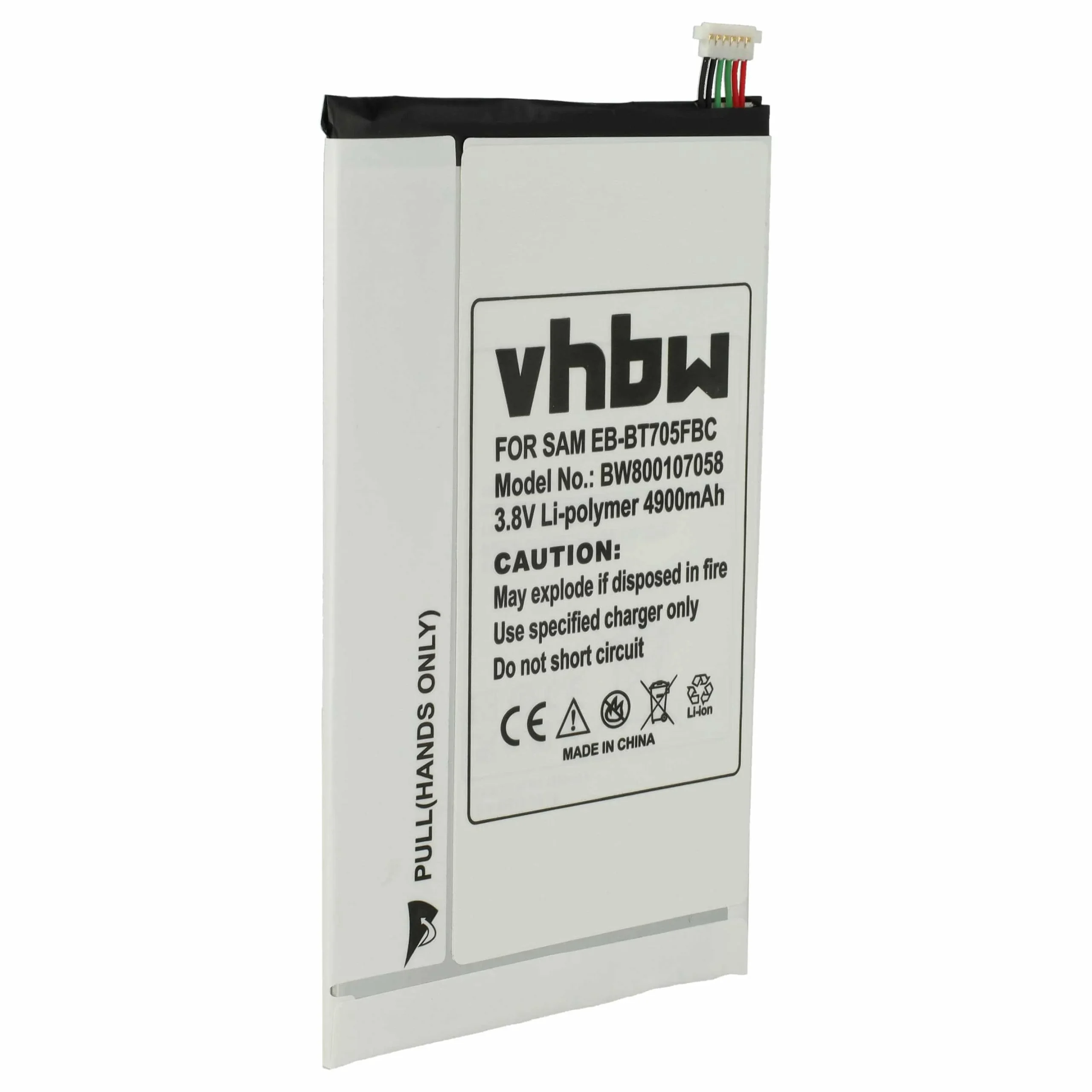 Batterie remplace Samsung EB-BT705FBE, EB-BT705FBU, EB-BT705FBC tablette - 4900mAh 3,8V Li-polymère