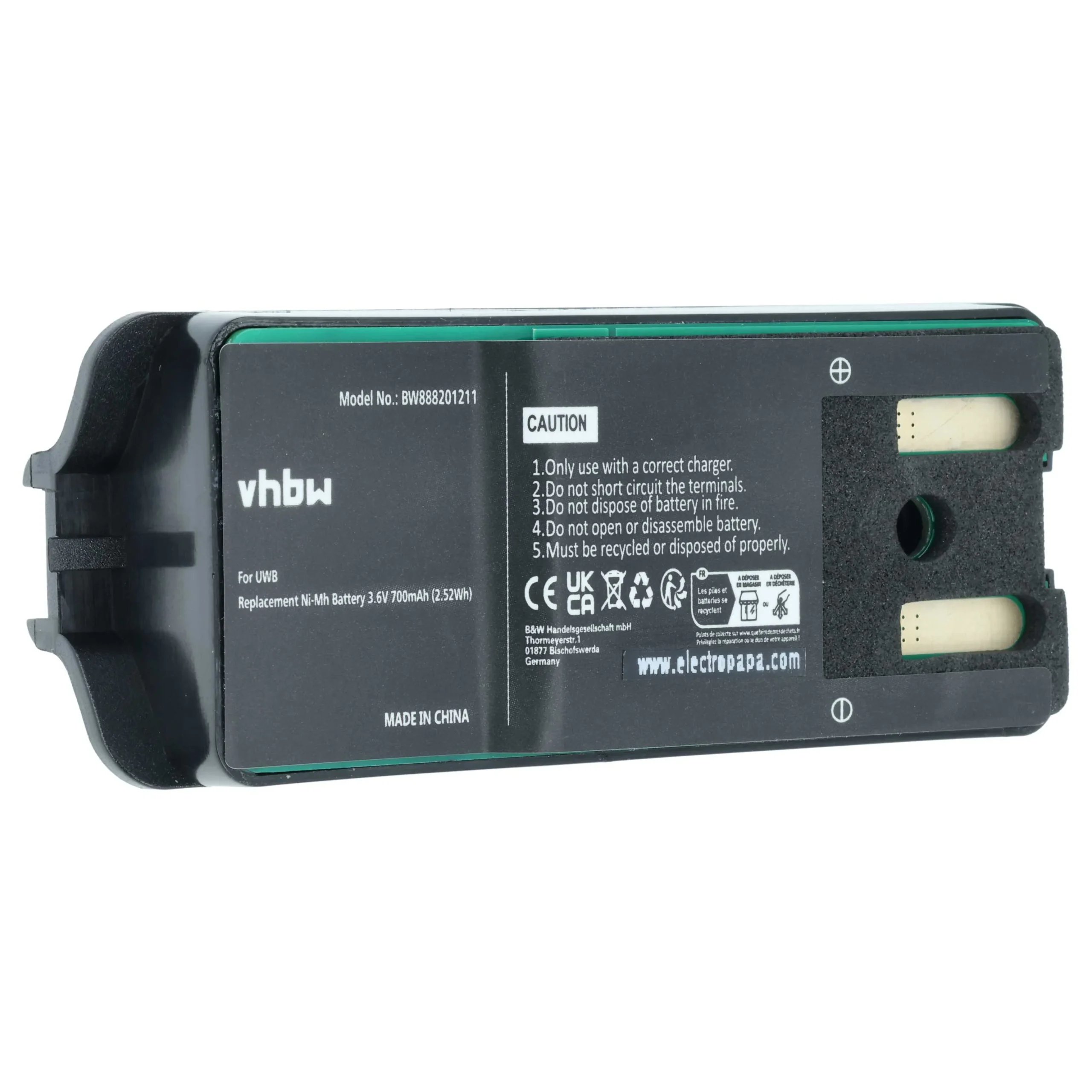 Batterie remplace JAY UWB pour radio talkie-walkie JAY- 700mAh 3,6V NiMH