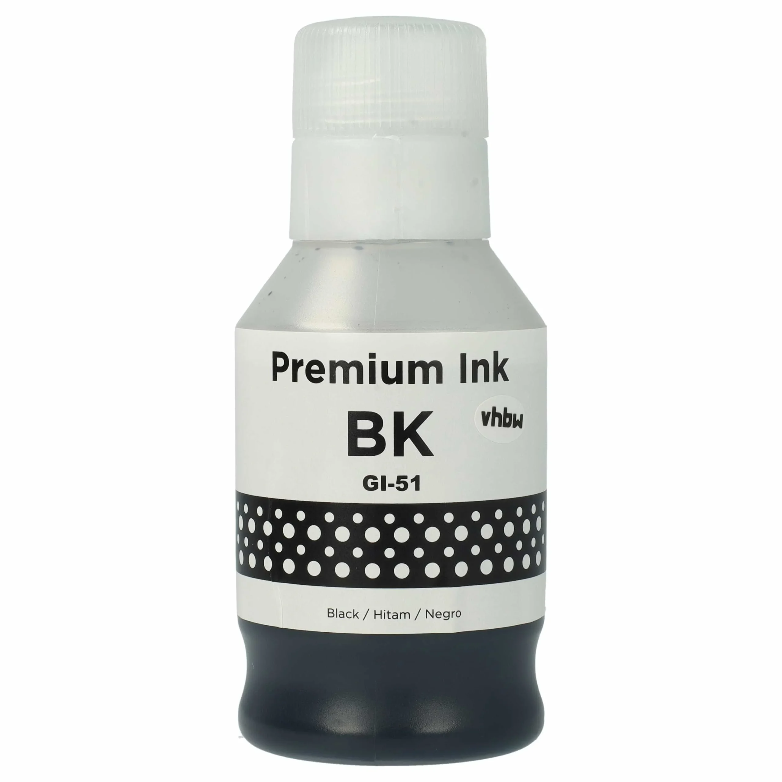 Encre rechargable noir remplace Canon GI-11, GI-21, GI-41, 4528C001, GI-41BK pour imprimante dye Canon, 135ml