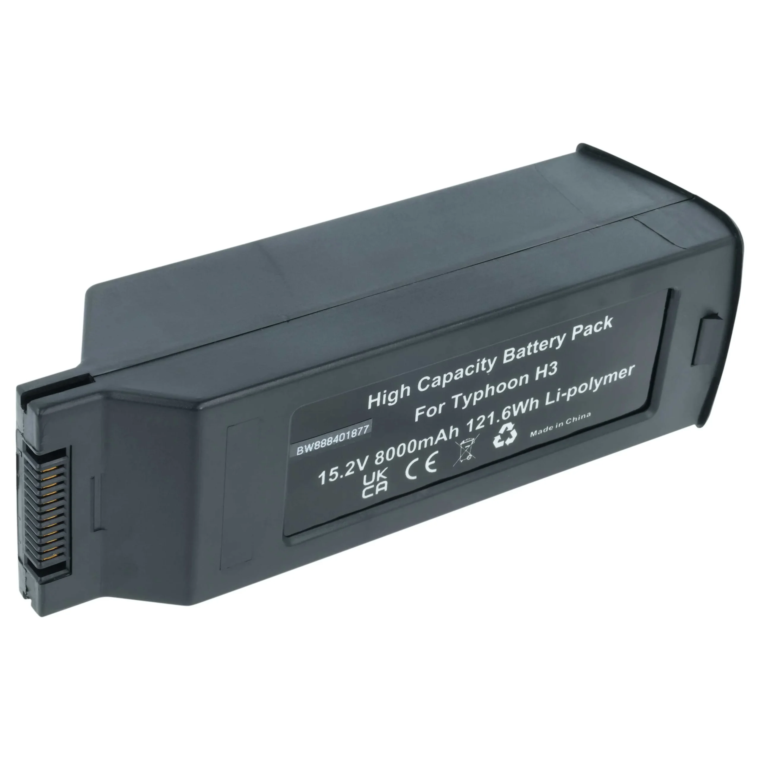 Batterie remplace Yuneec YUNTYHP101, YUNTYH3B4S5250 pour drone Yuneec- 8000mAh 15,2V Li-polymère