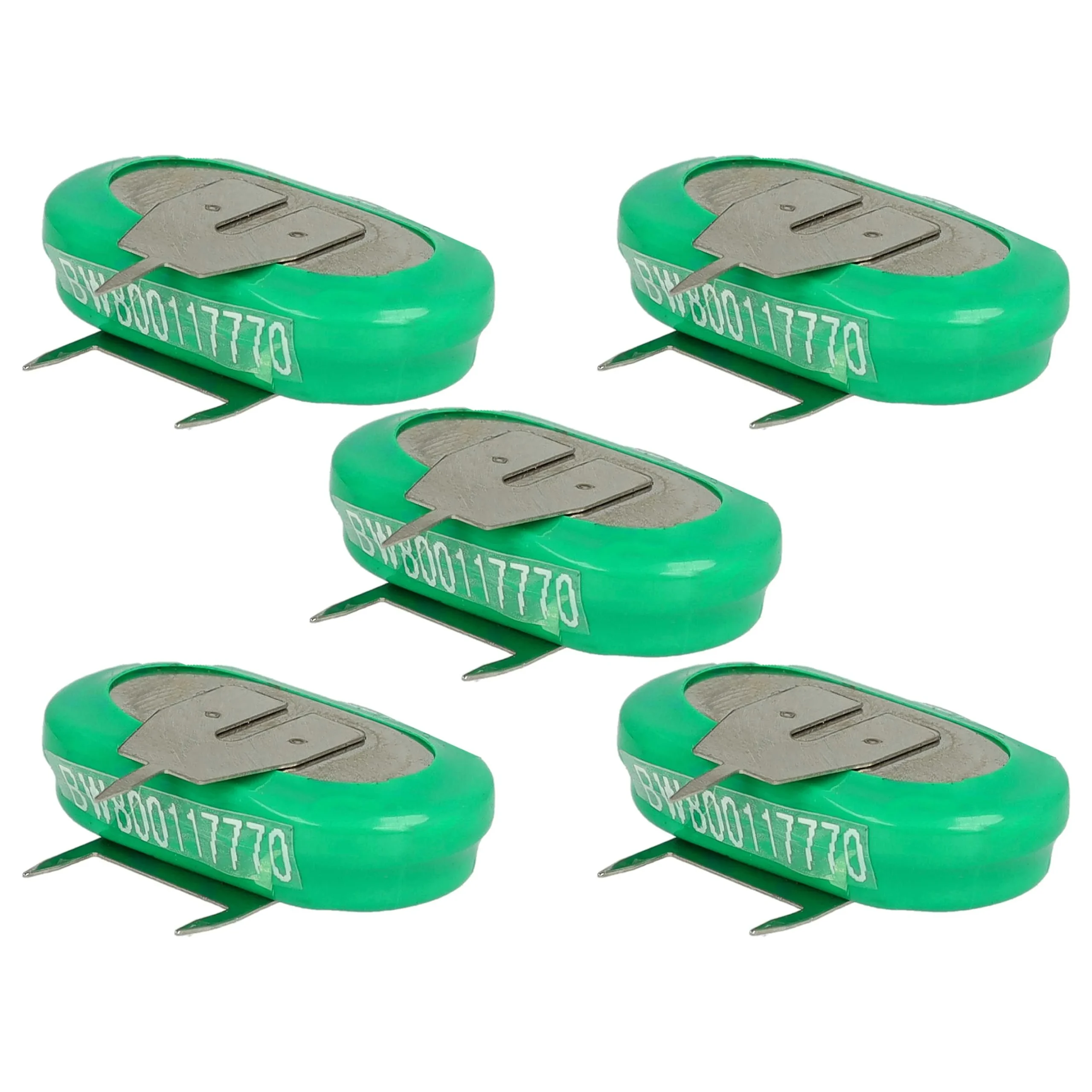 5x Piles bouton de type 1/V150H pour le modélisme et autres - 150mAh 1,2V NiMH