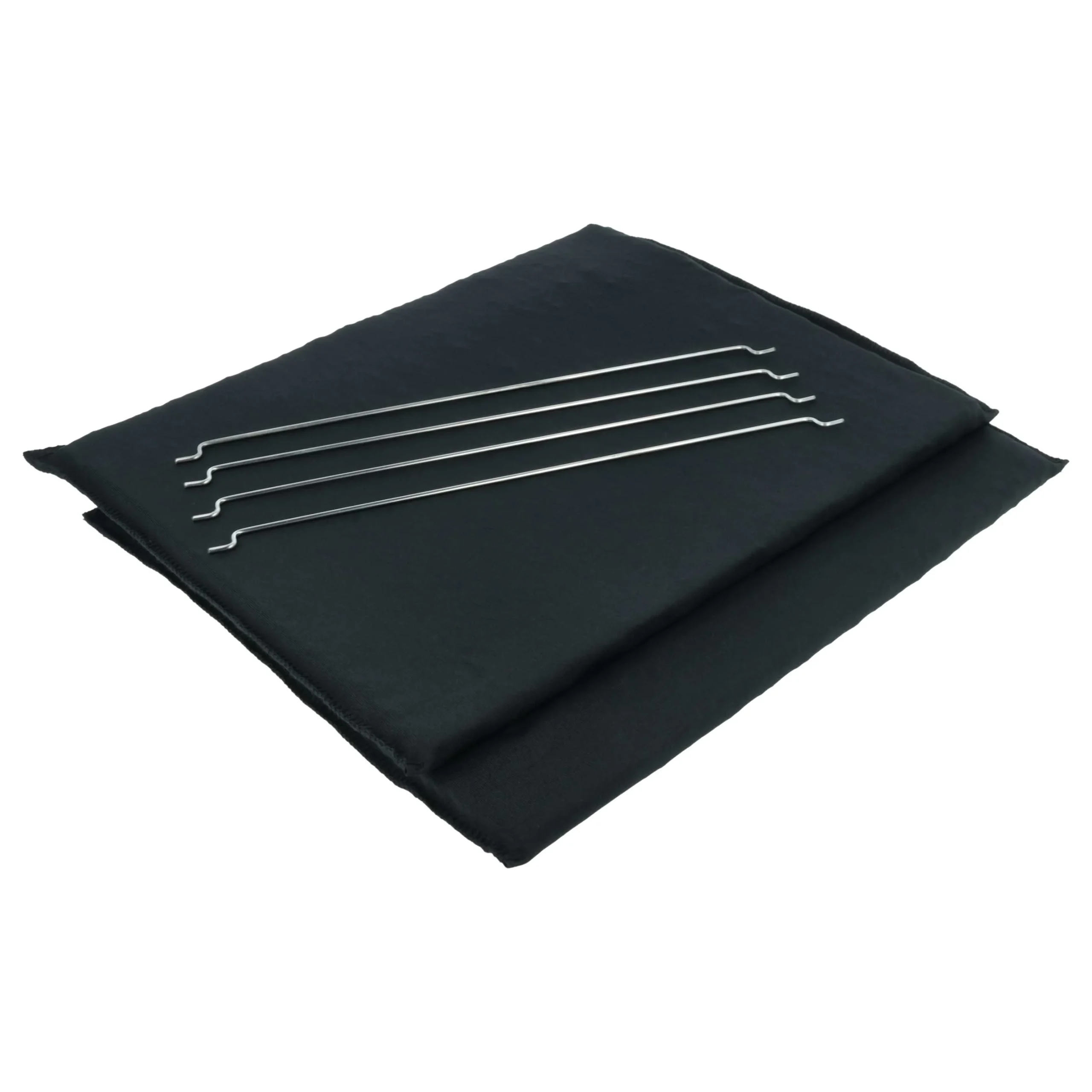 2x Filtres à charbon actif remplace Miele DKF 22-1, 4002515445303 pour hotte Miele + bague de fixation