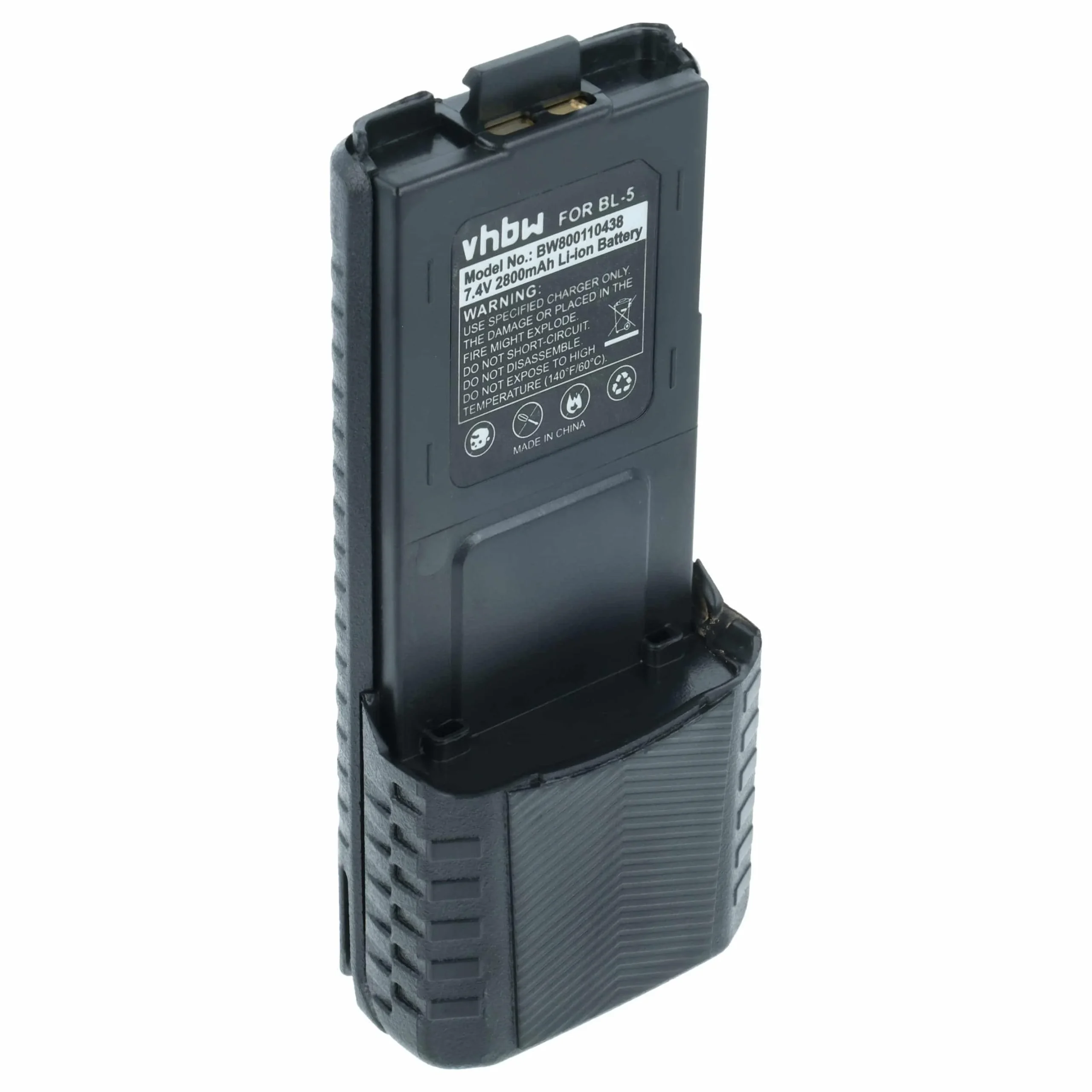 Batterie remplace Baofeng BL-5 pour radio talkie-walkie TYT- 2800mAh 7,4V Li-ion