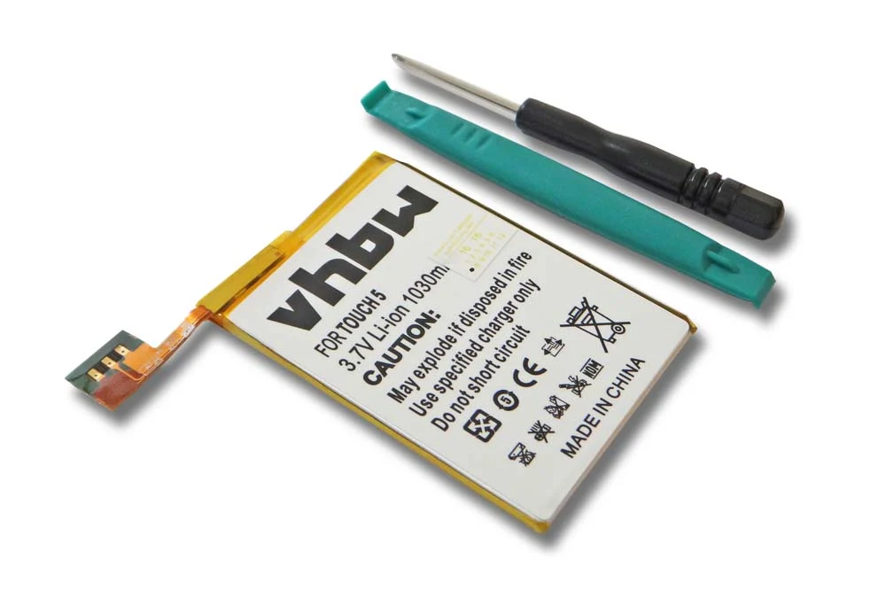 Batterie remplace Apple LIS1495APPCC, 616-0621 pour lecteur MP3 Apple - 1030mAh 3,7V Li-ion