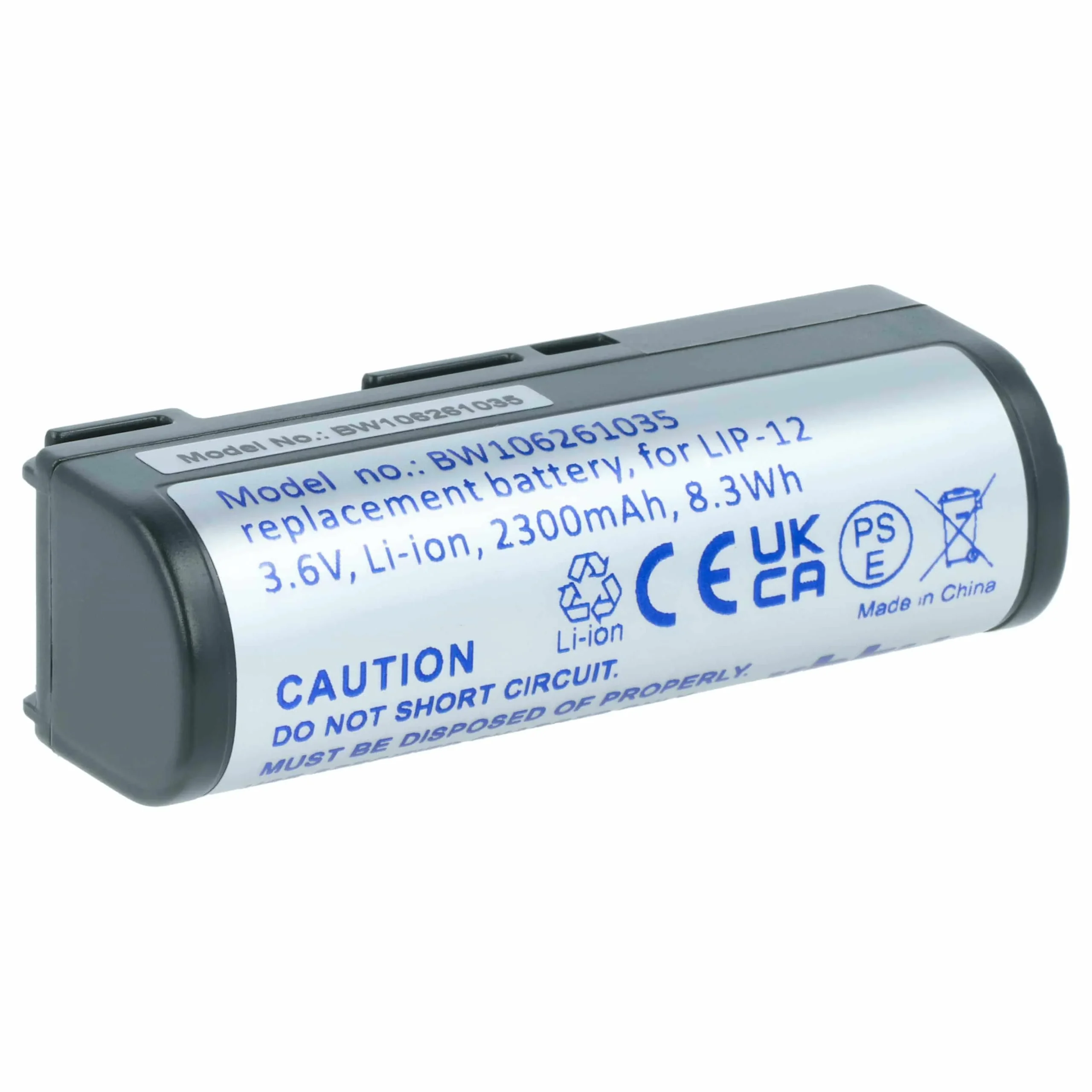 Batterie remplace HP F1287A, F1255A, F1255-80055 pour ordinateur de poche HP - 2300mAh 3,6V Li-ion