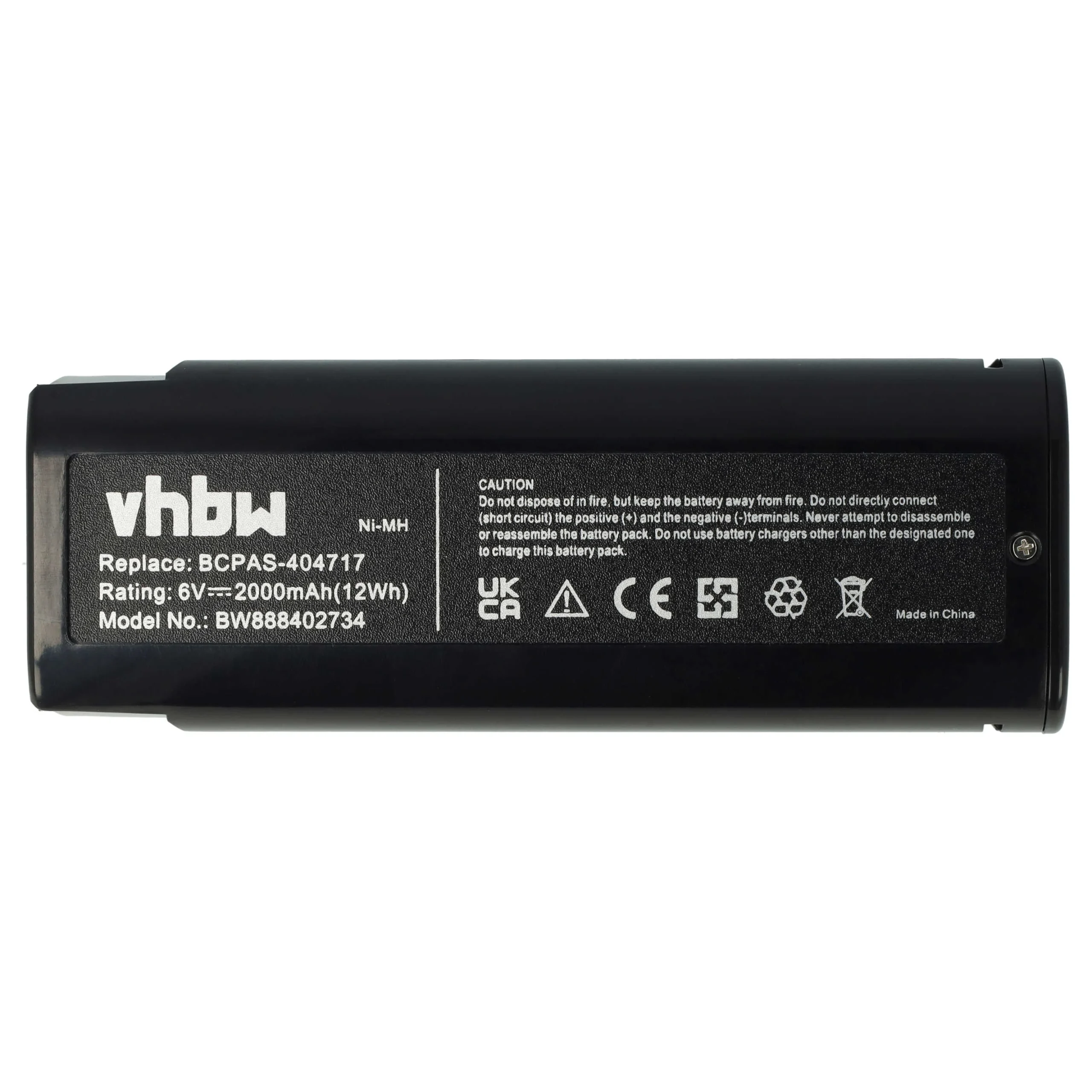 Batterie remplace Paslode 900421, 900400, 900420, 404400, 404717 outil électrique Paslode - 2Ah 6V NiMH