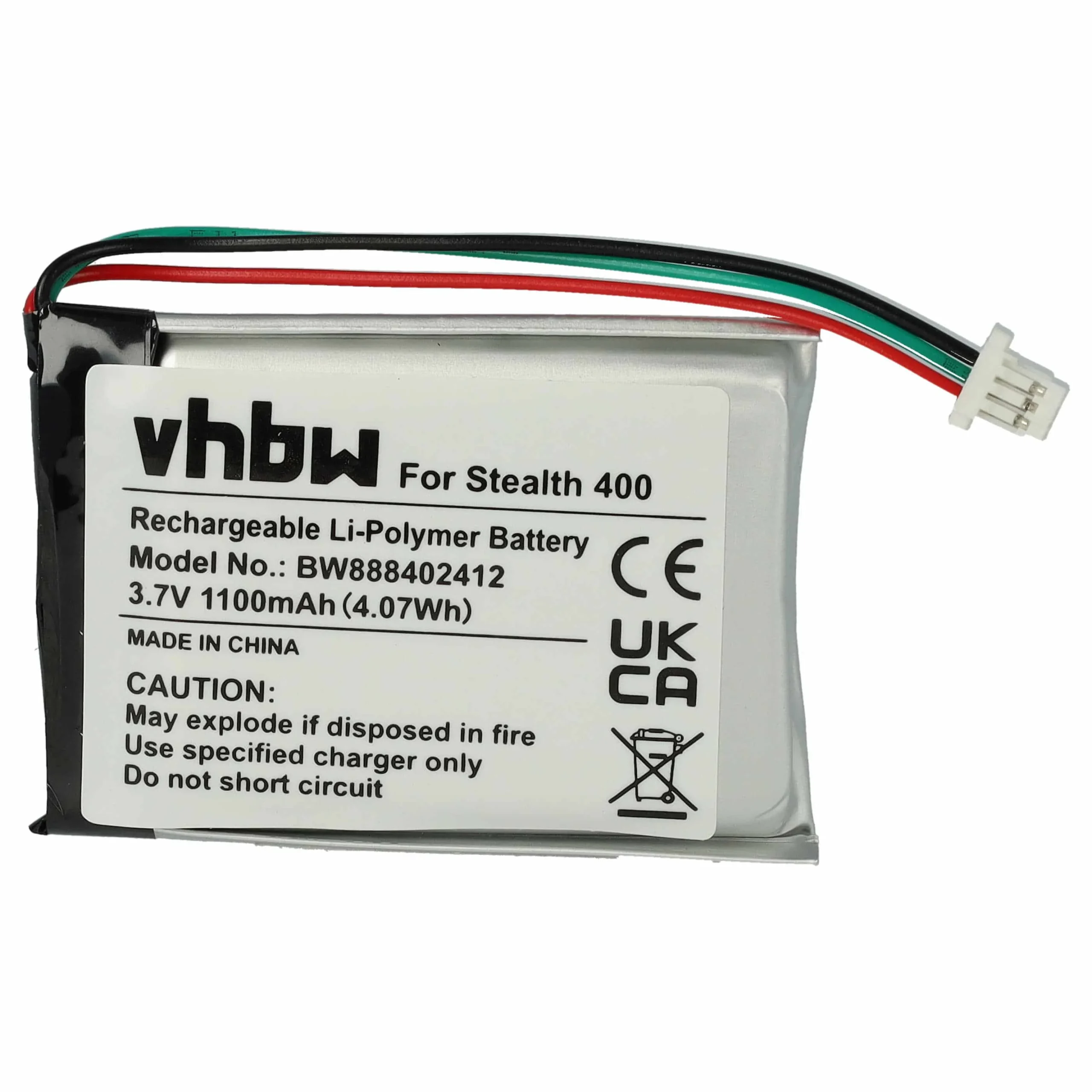 Batterie casque audio Turtle Beach Ear Force Stealth 420X, 500P, 700X Gen 2, 400 - 1100mAh 3,7V Li-polymère