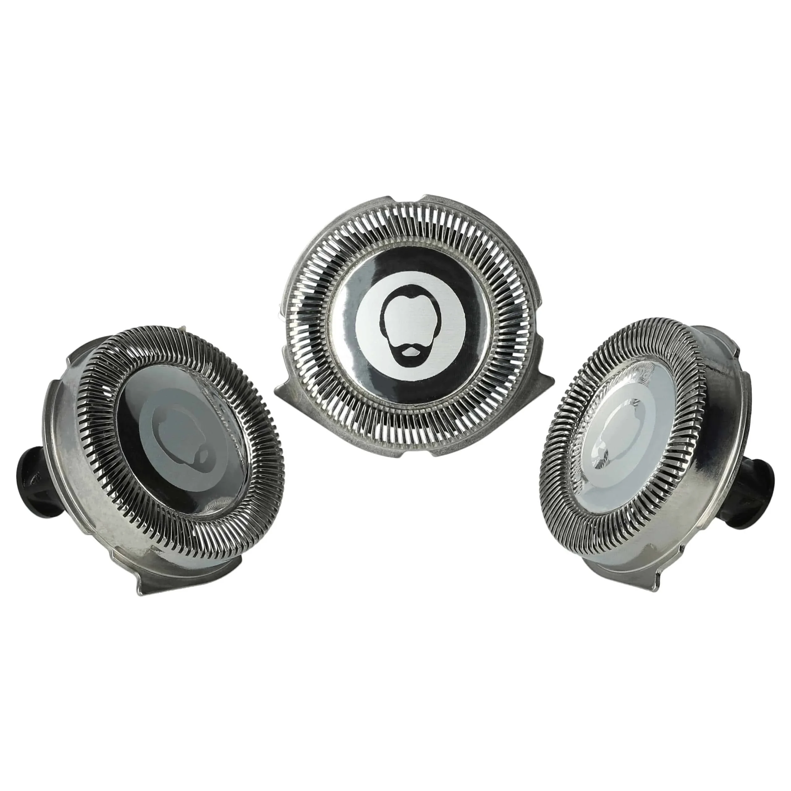 3x Têtes de rasoir remplace Philips RQ11, RQ32 pour rasoir électrique Philips - argenté