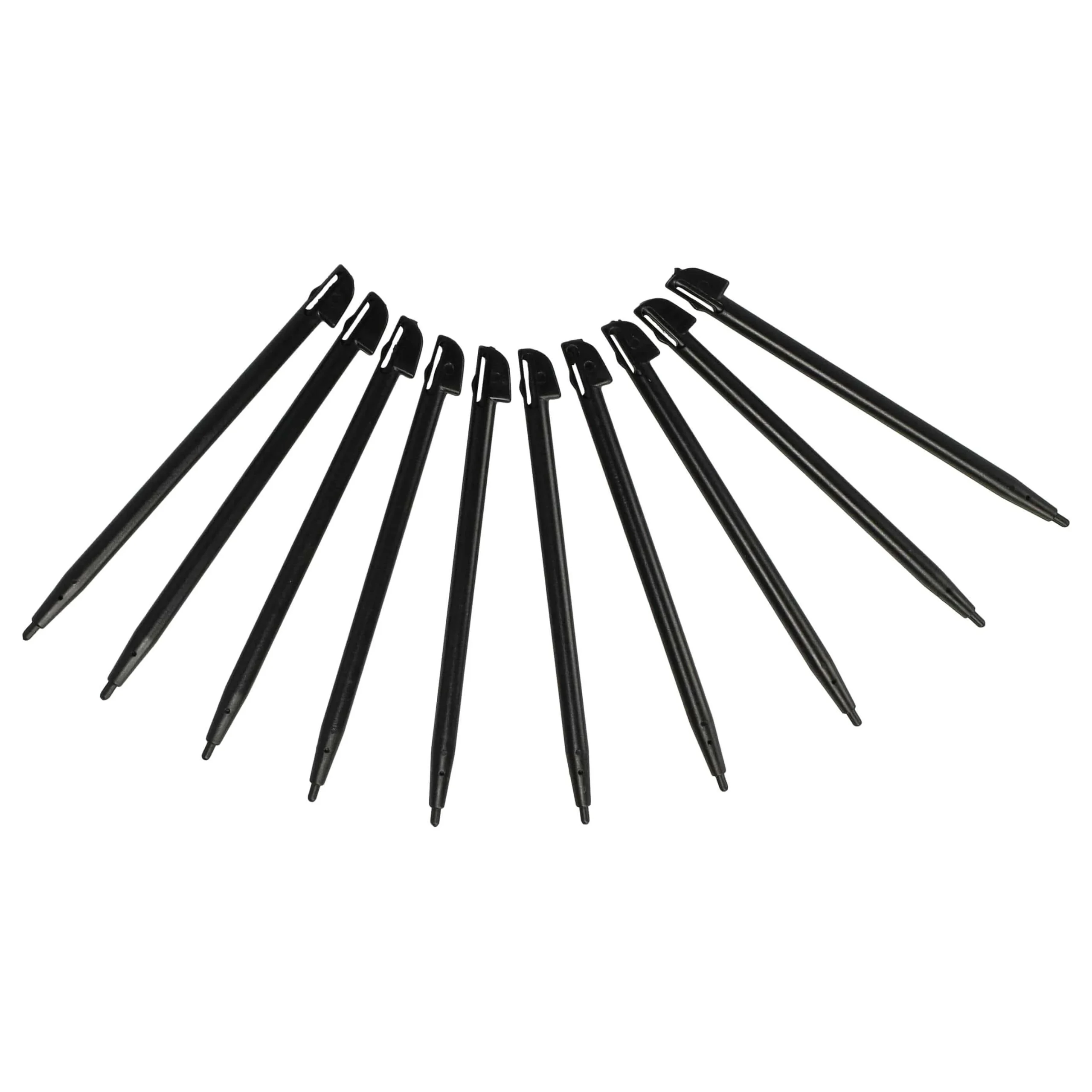 10x Stylos de saisie pour console de jeux Nintendo Wii U - noir