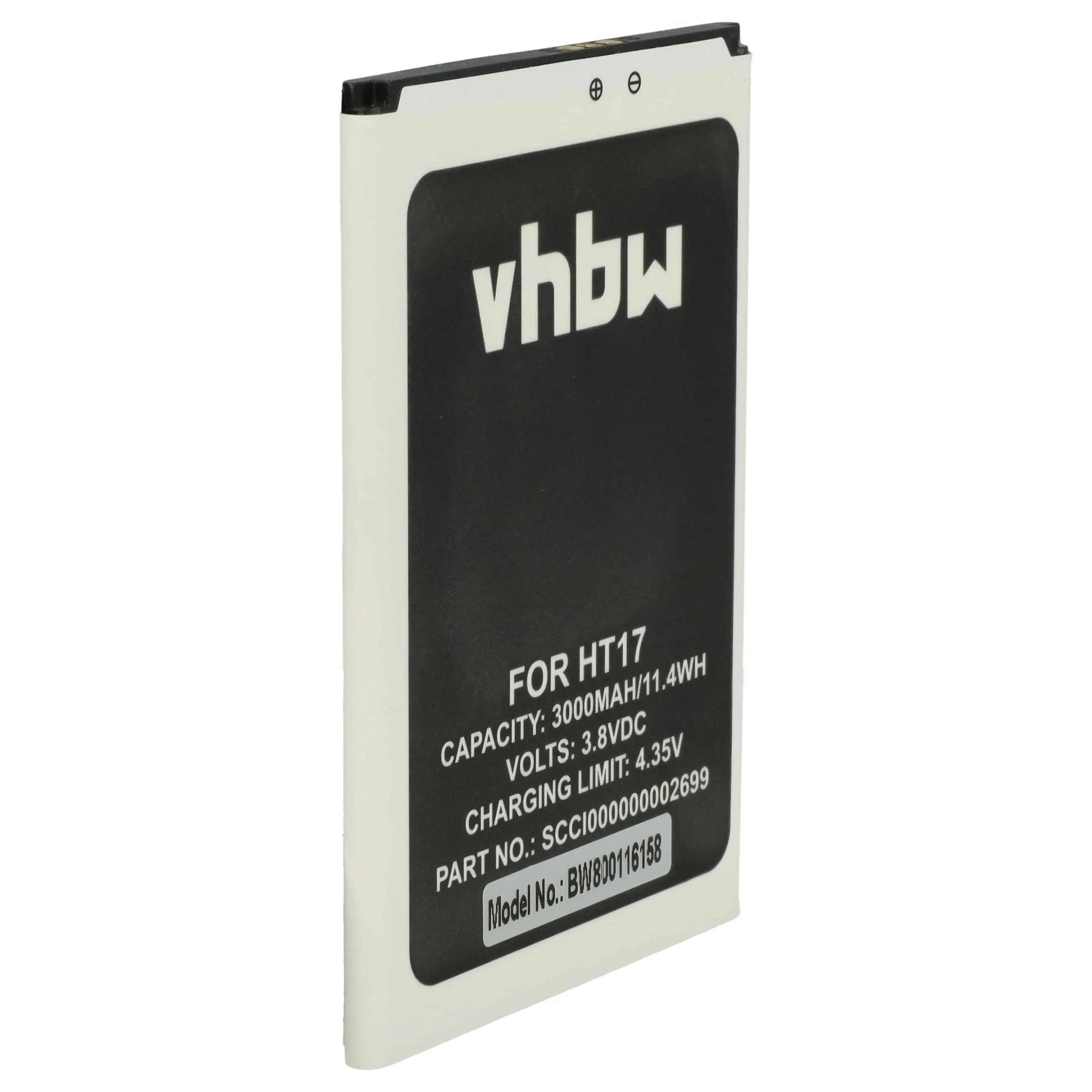 Batterie remplace HomTom SCCI0000000155502 téléphone portable HomTom - 3000mAh 3,8V Li-ion