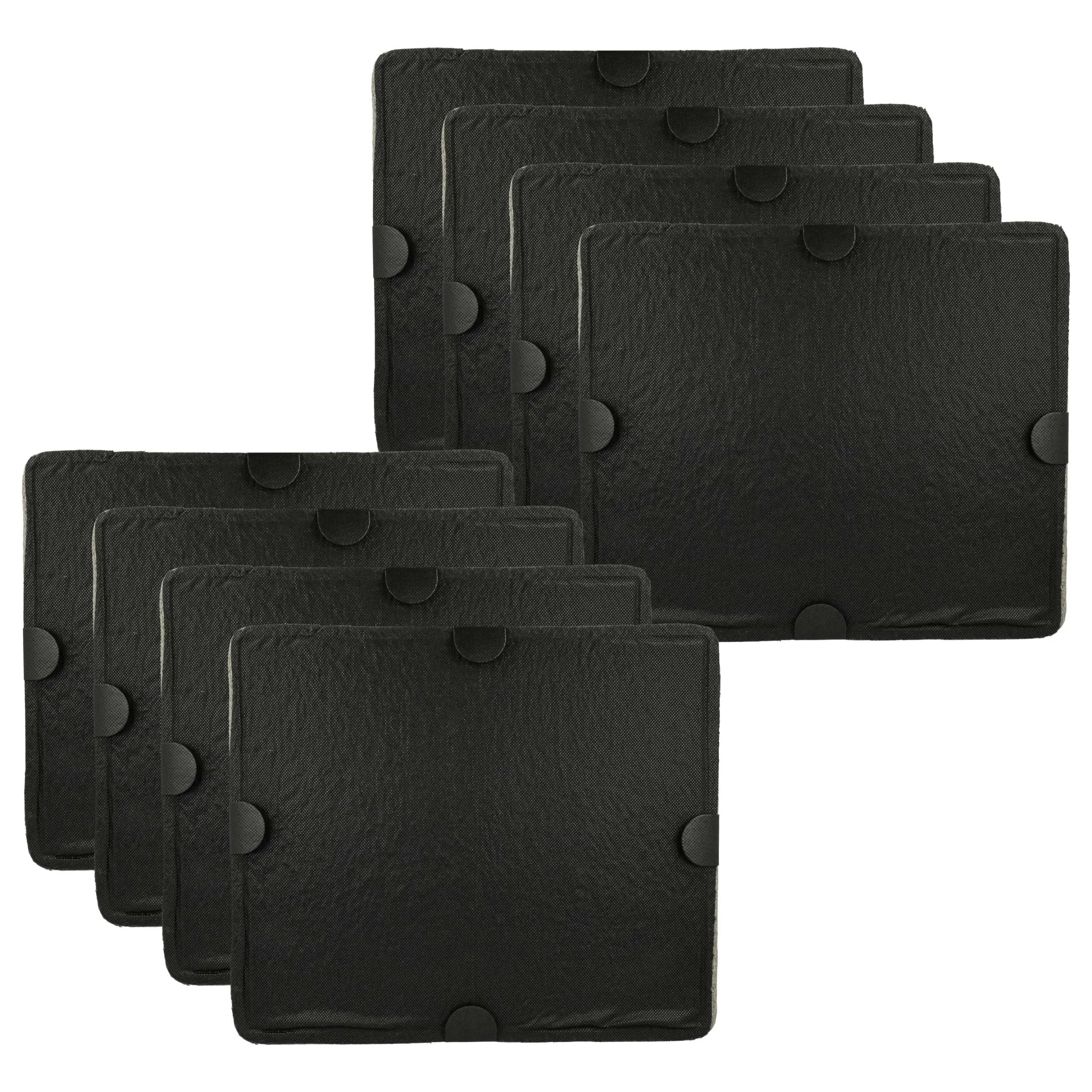 8x Filtres à charbon actif remplace Miele Kohlefilter DKF 12-1 pour hotte