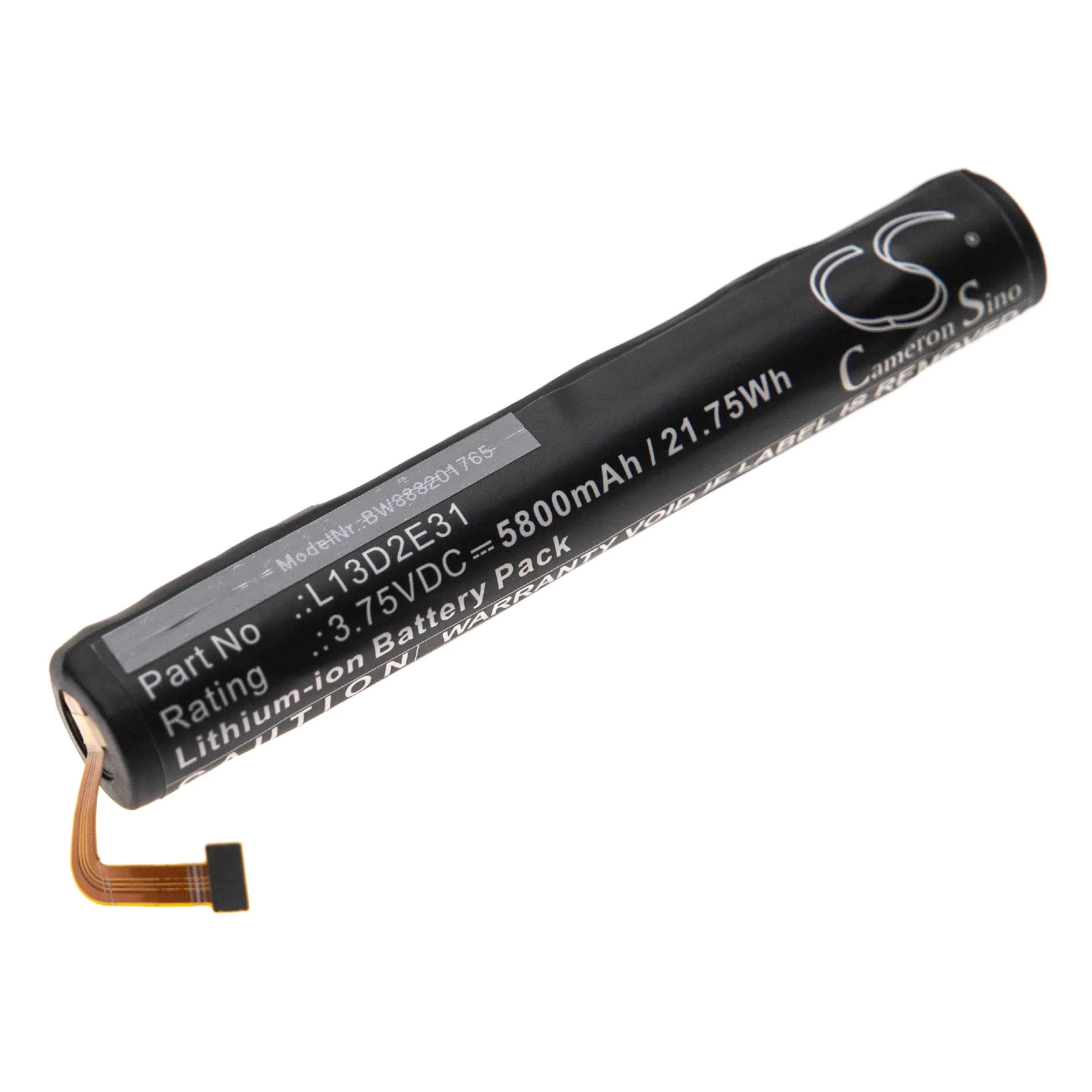 Batterie remplace Lenovo L13D2E31 tablette - 5800mAh 3,75V Li-ion
