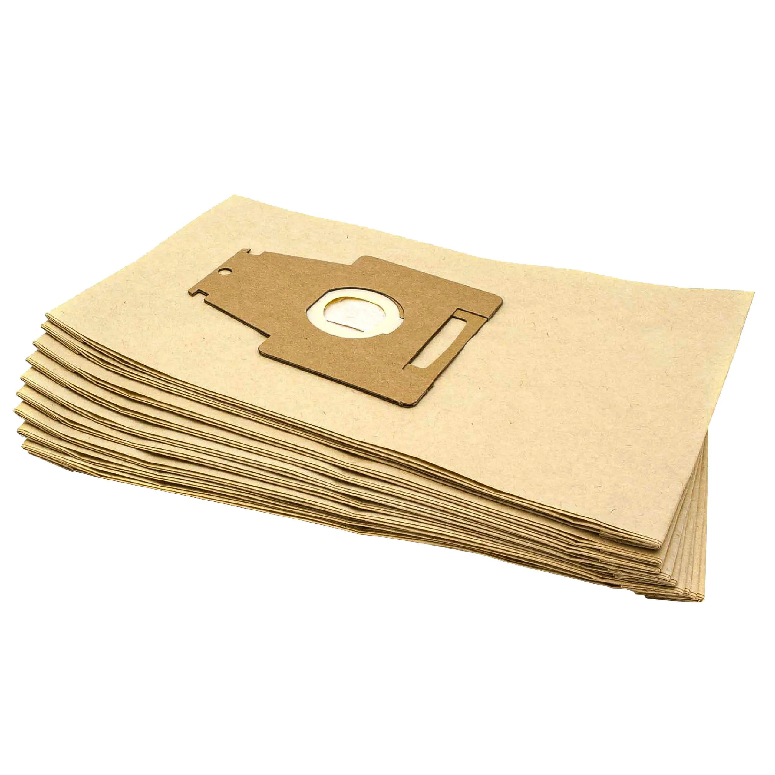 10x Sac remplace Bosch taille P pour aspirateur Bosch - papier