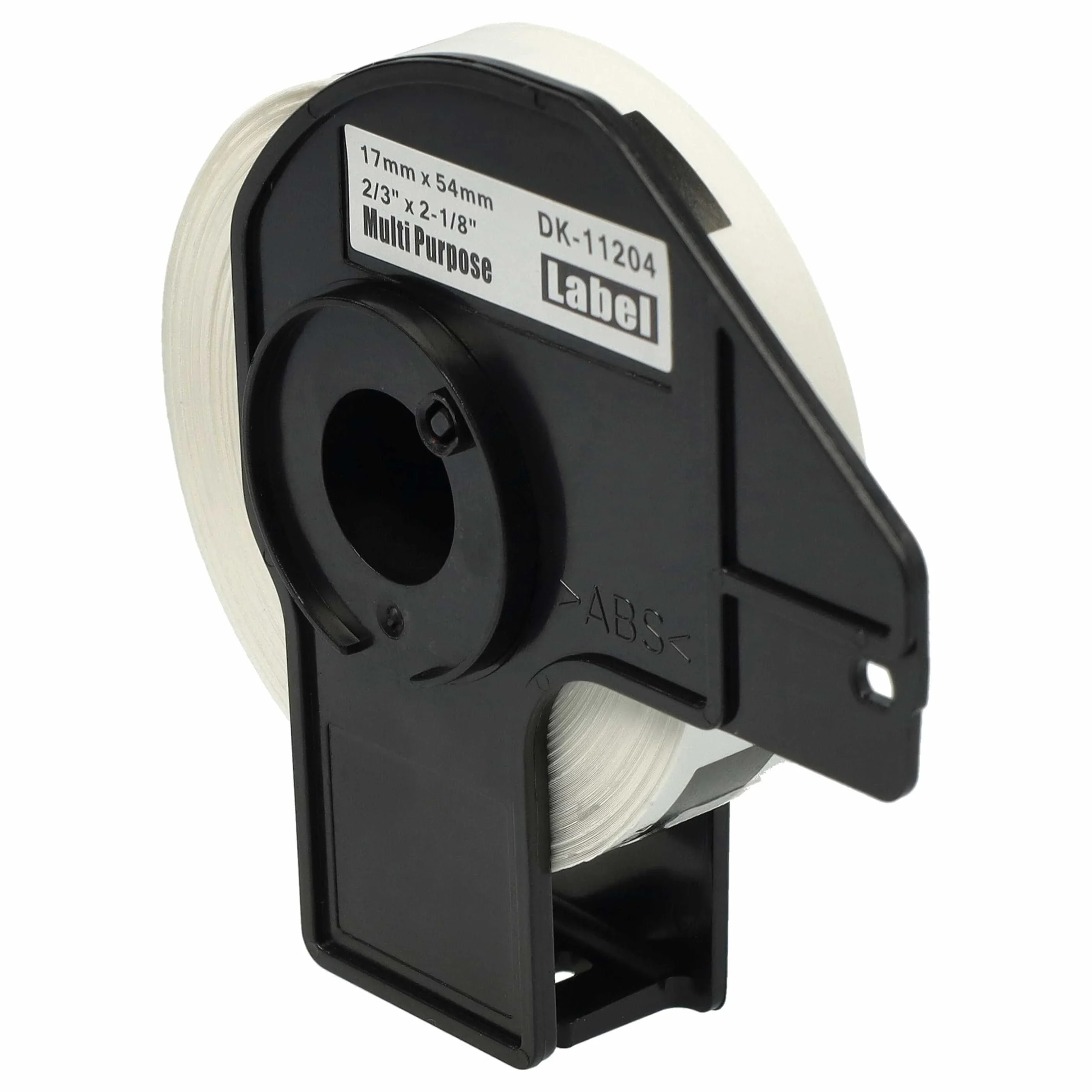 Étiquette remplacent Brother DK-11204 pour imprimante étiqueteuse - 17mm x 54mm + support