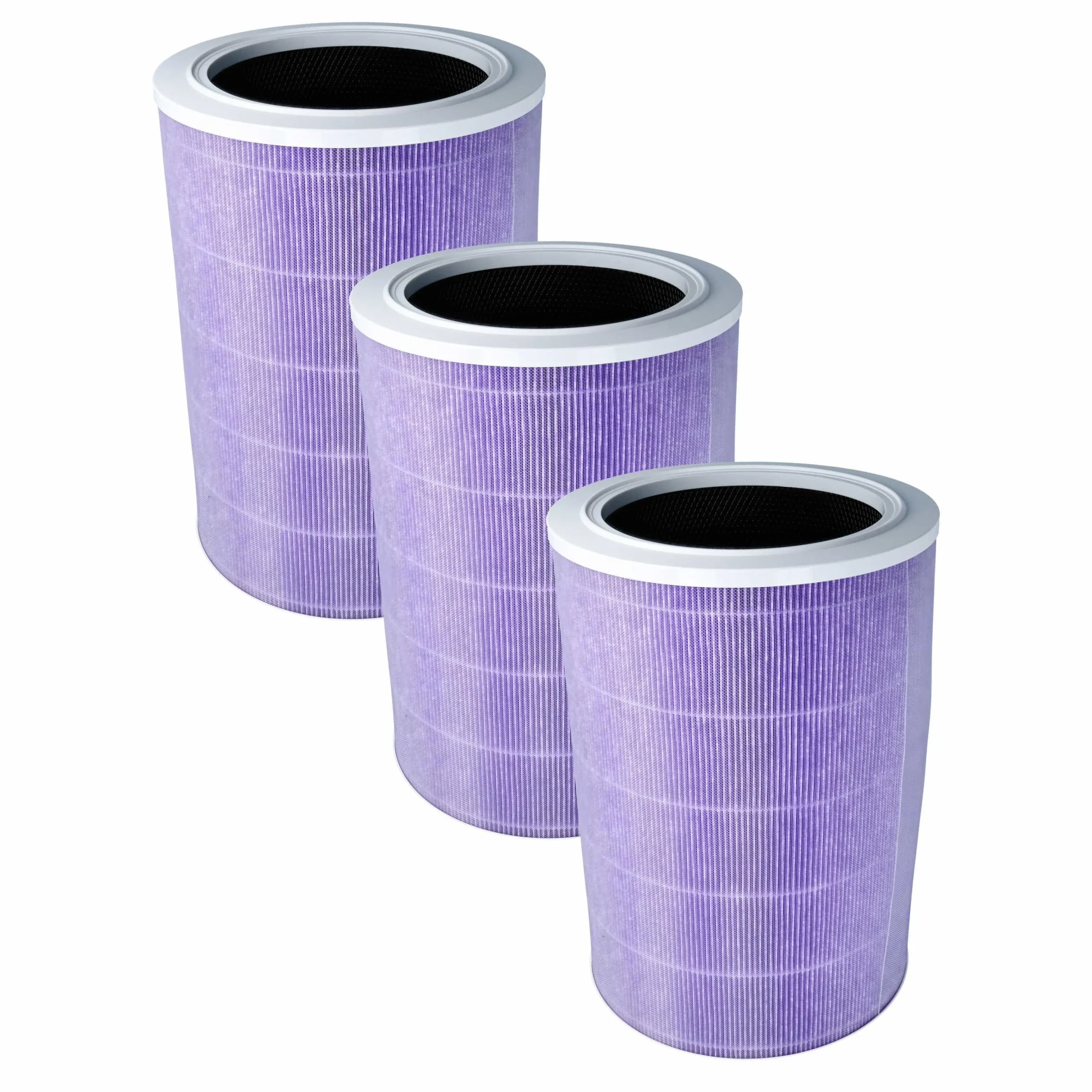 3x Filtre HEPA remplace Trebs 15679093 pour purificateur d'air Xiaomi, avec charbon actif, antibactérien - Filtres