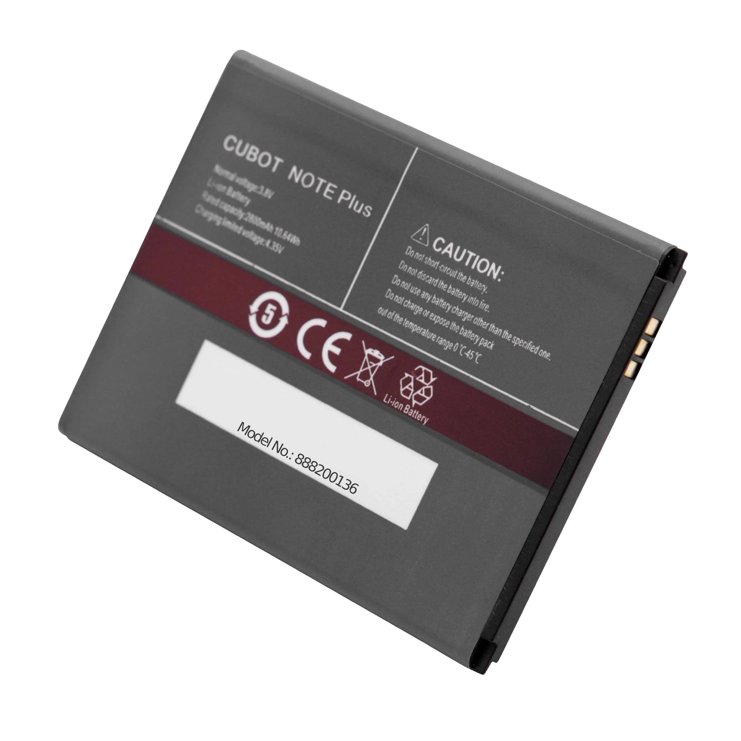 Batterie téléphone portable Cubot Note Plus - 2800mAh 3,8V Li-ion