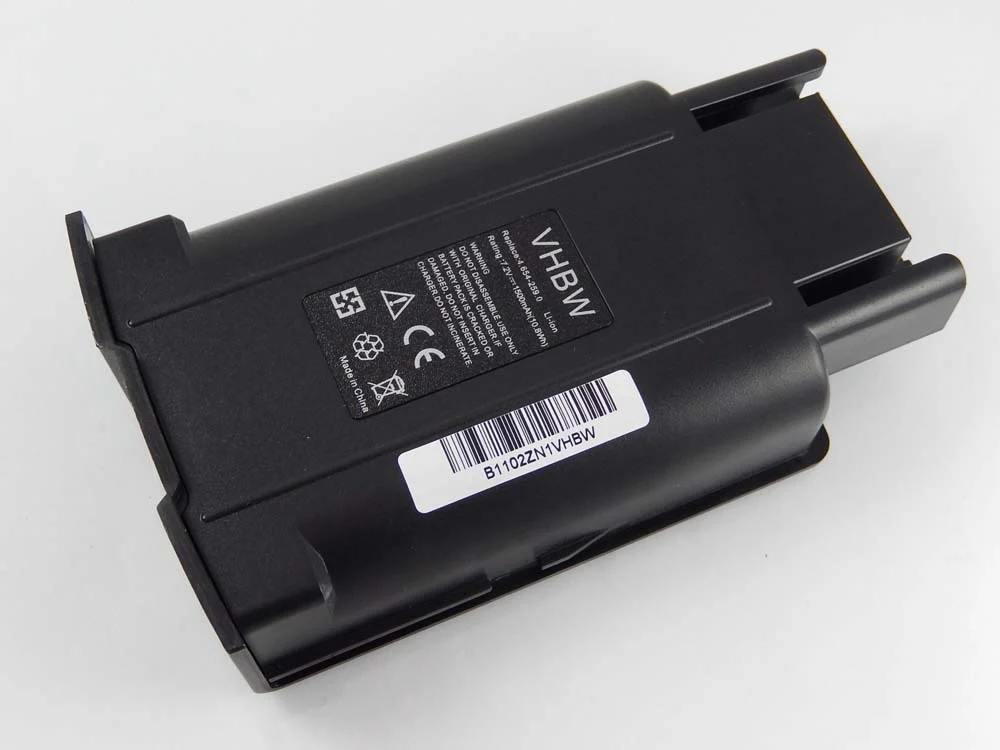 Batterie remplace Kärcher 4.654-259.0 pour balai électrique Windsor/Kärcher - 1500mAh 7,2V Li-ion