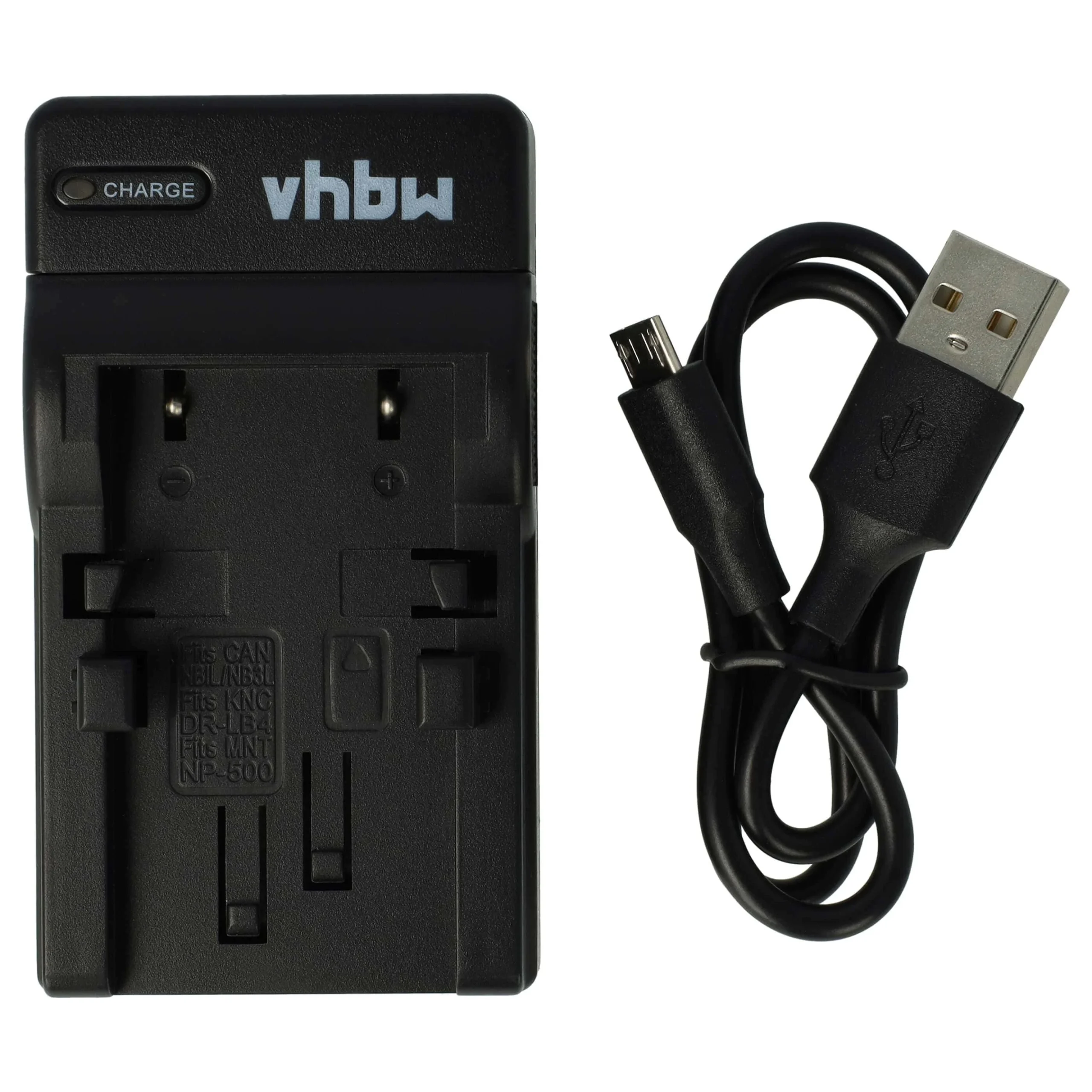 Chargeur USB-C + câble USB-C pour appareil photo Praktica, Jenoptik, Konica Minolta, Fujitsu-Siemens - 0,5 A