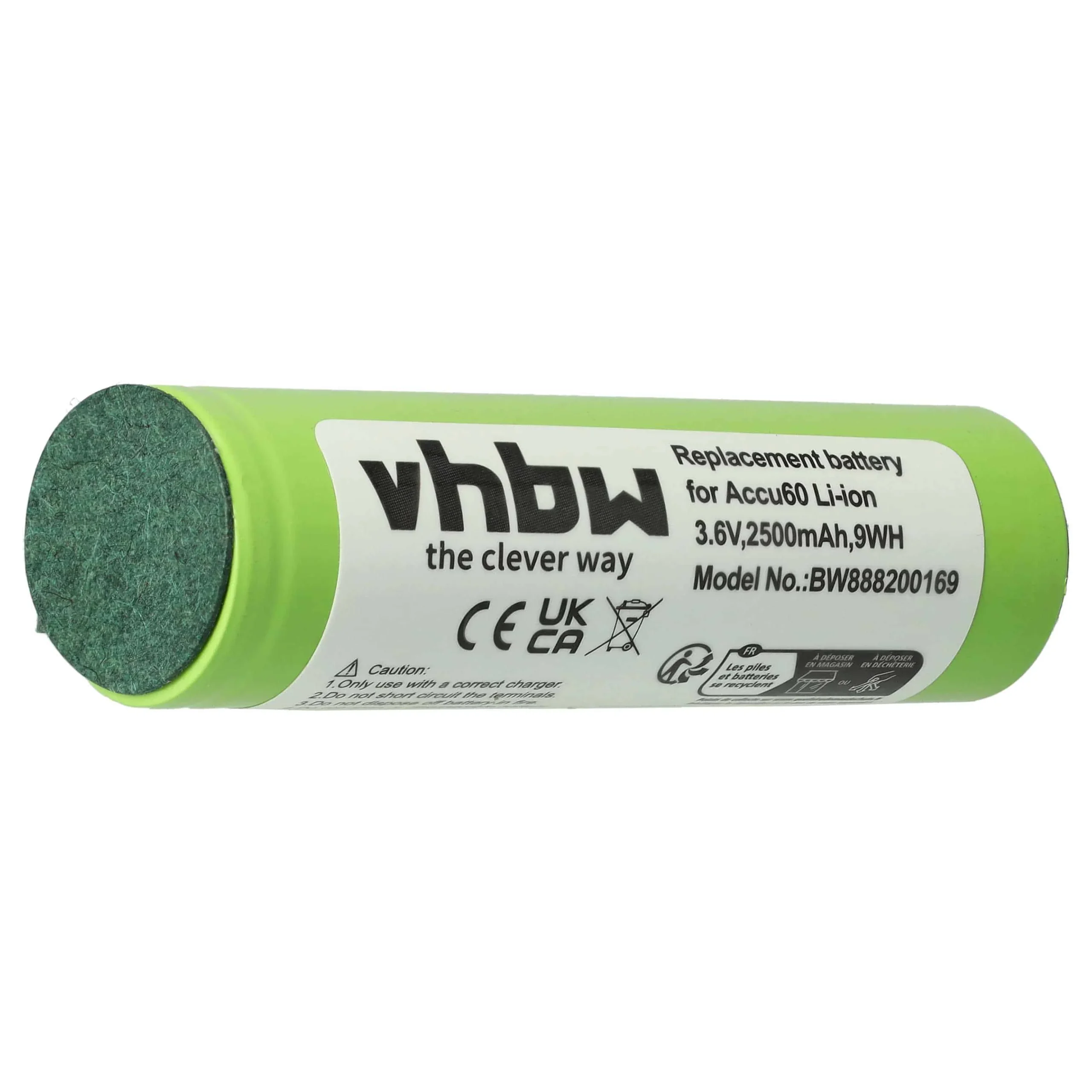 Batterie remplace Gardena 08829-00.640.00, 08800-000.640.00 outil électrique Gardena - 2500mAh 3,6V Li-ion