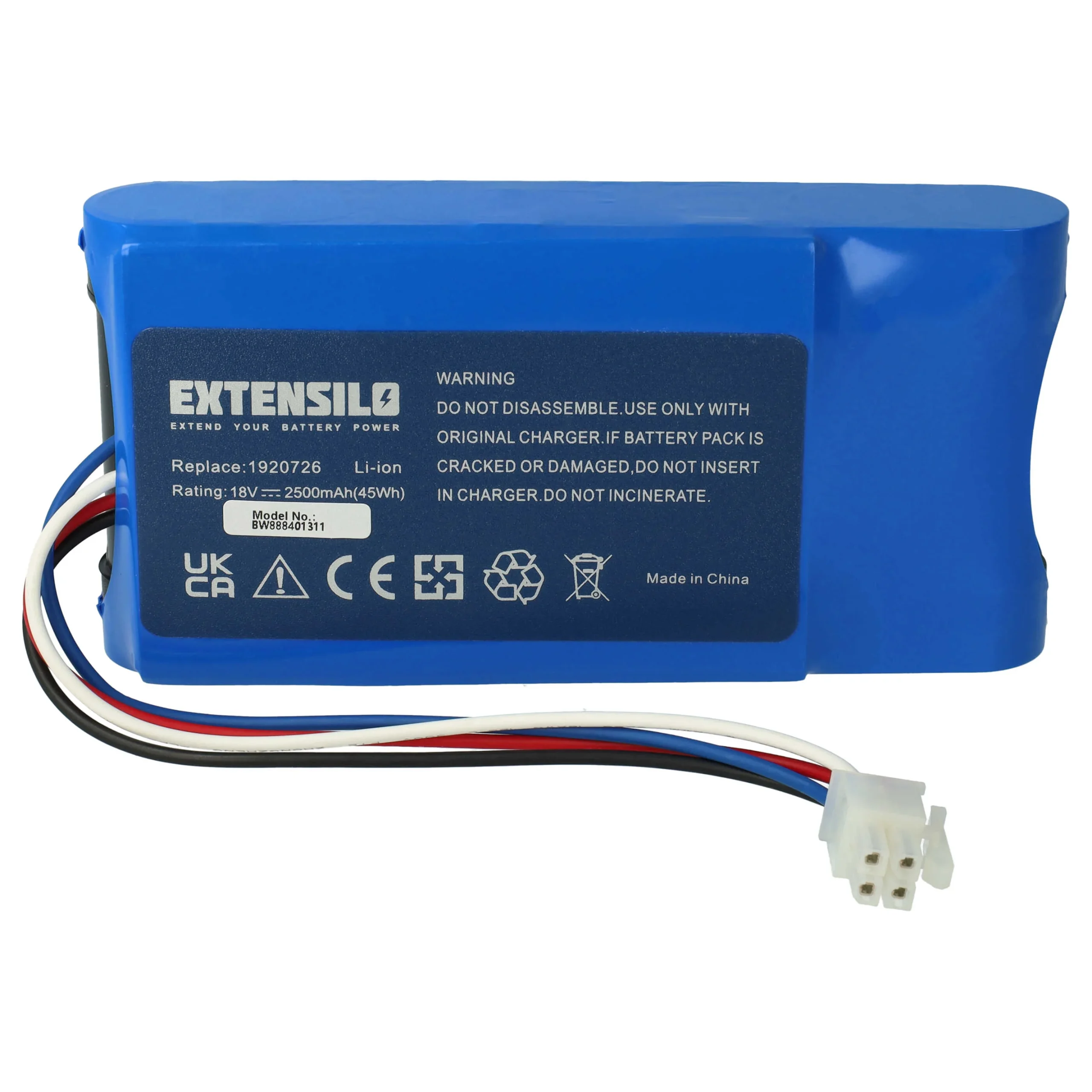 Batterie pour outil de jardinage Yard Force MB800, Amiro 350i - 2500mAh 18V Li-ion