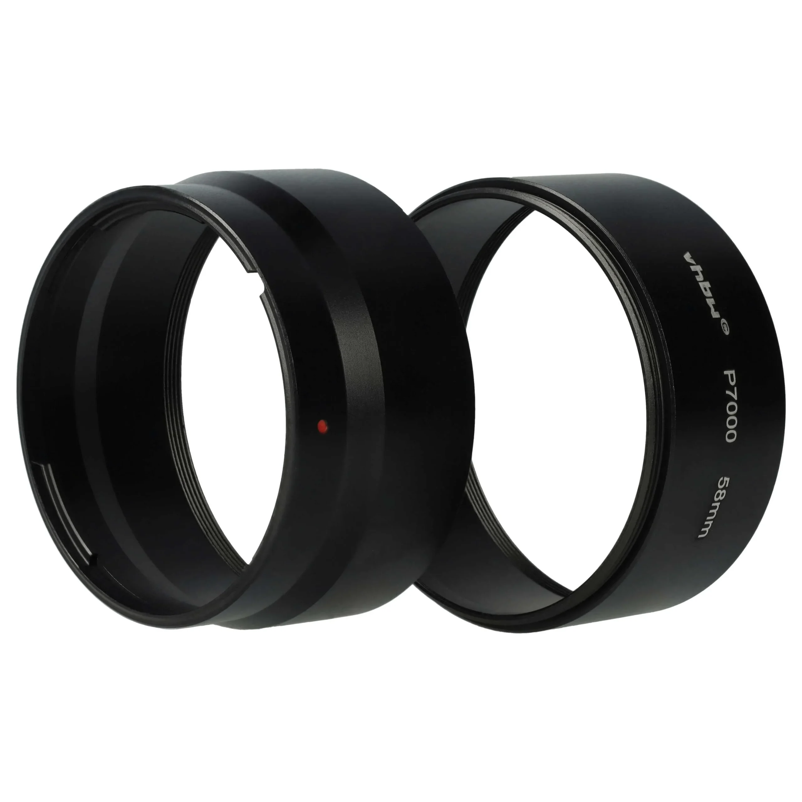 Adaptateur pour filtre 58 mm tubulaire pour objectif photo Nikon Coolpix P7000, P7100 - Accessoires pour appareils photo