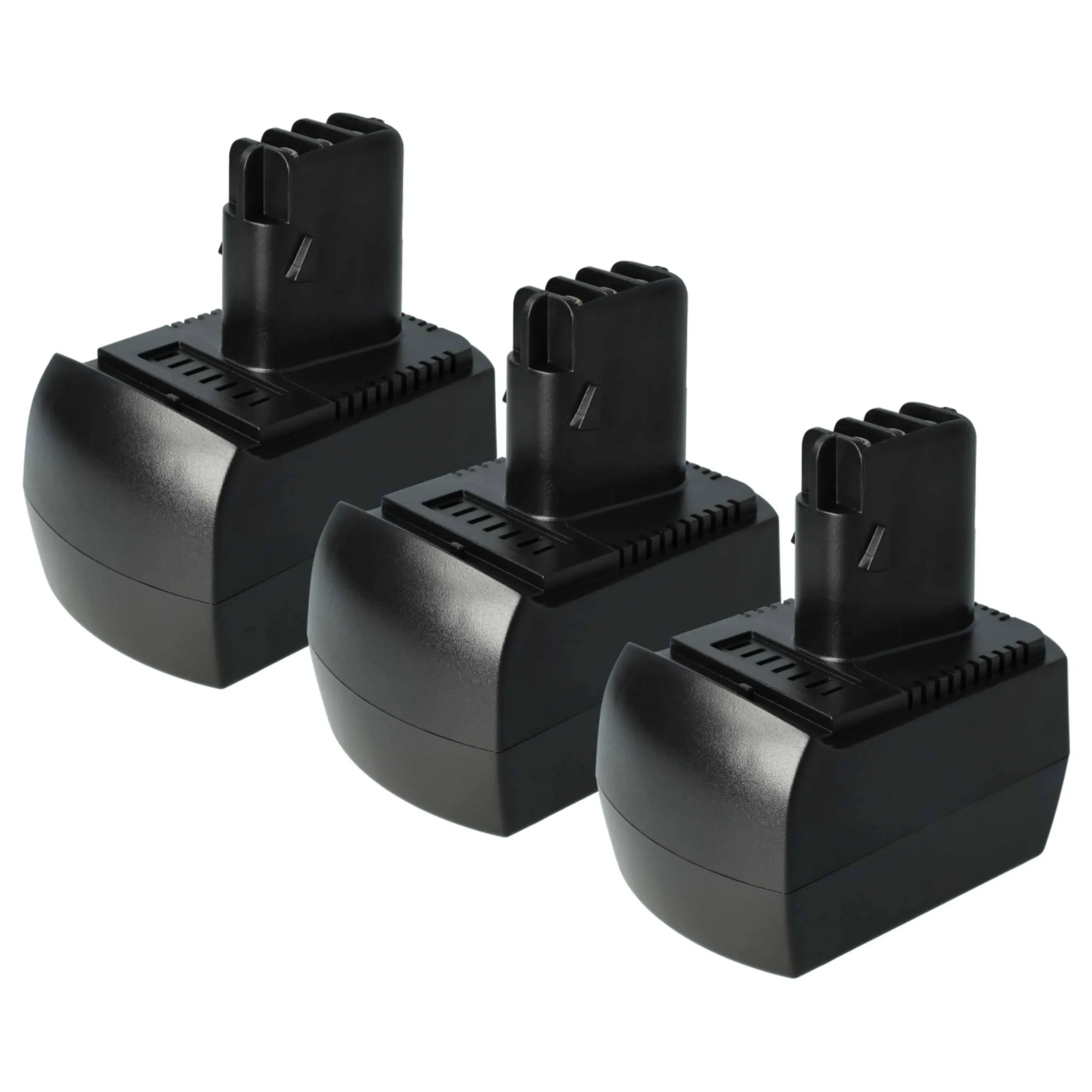 Batterie (3 pcs.) remplace Metabo 6.02151.50, 6.25473 outil électrique Metabo - 1500mAh 12V NiMH