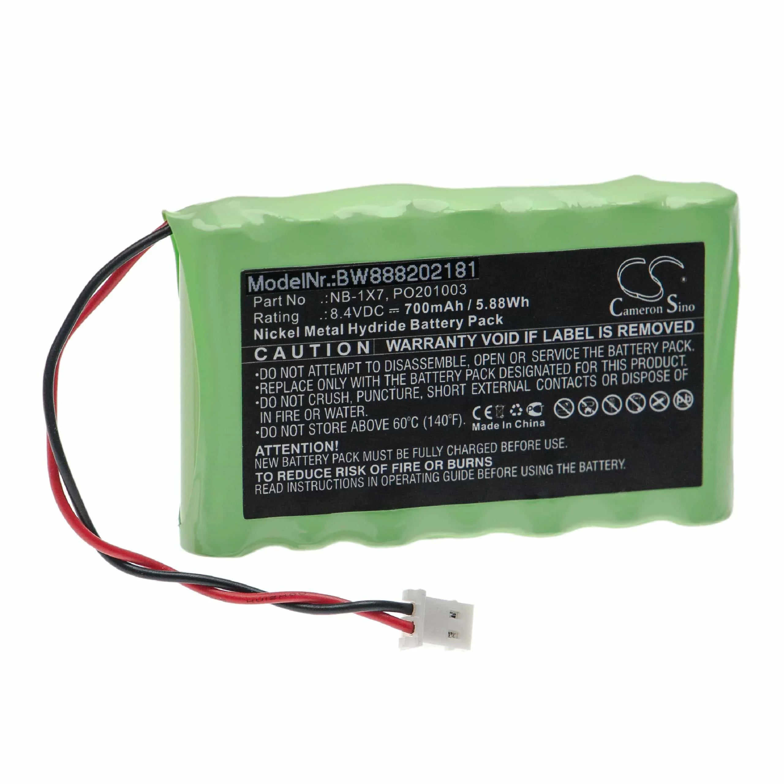 Batterie remplace Acutrac NB-1X7, PO201003 outil de mesure Acutrac - 700mAh 8,4V NiMH