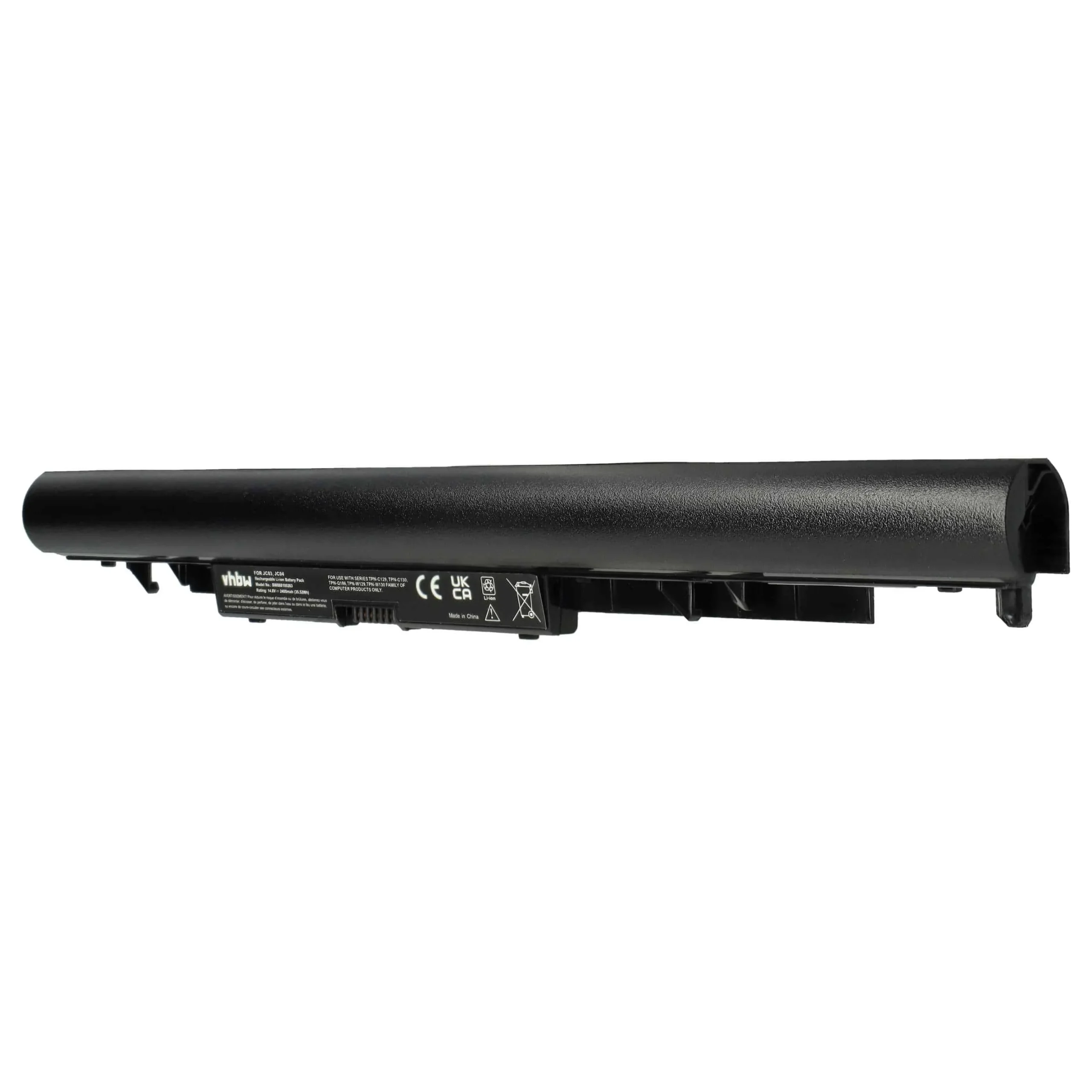 Batterie remplace HP 919681-421, 2LP34AA, 919681-221 pour ordinateur portable HP- 2400mAh 14,8V Li-ion, noir